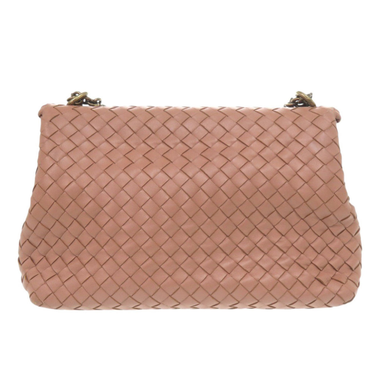 Bottega Veneta Intrecciato Pink Intrecciato Shoulder Bag (Pre-Owned)
