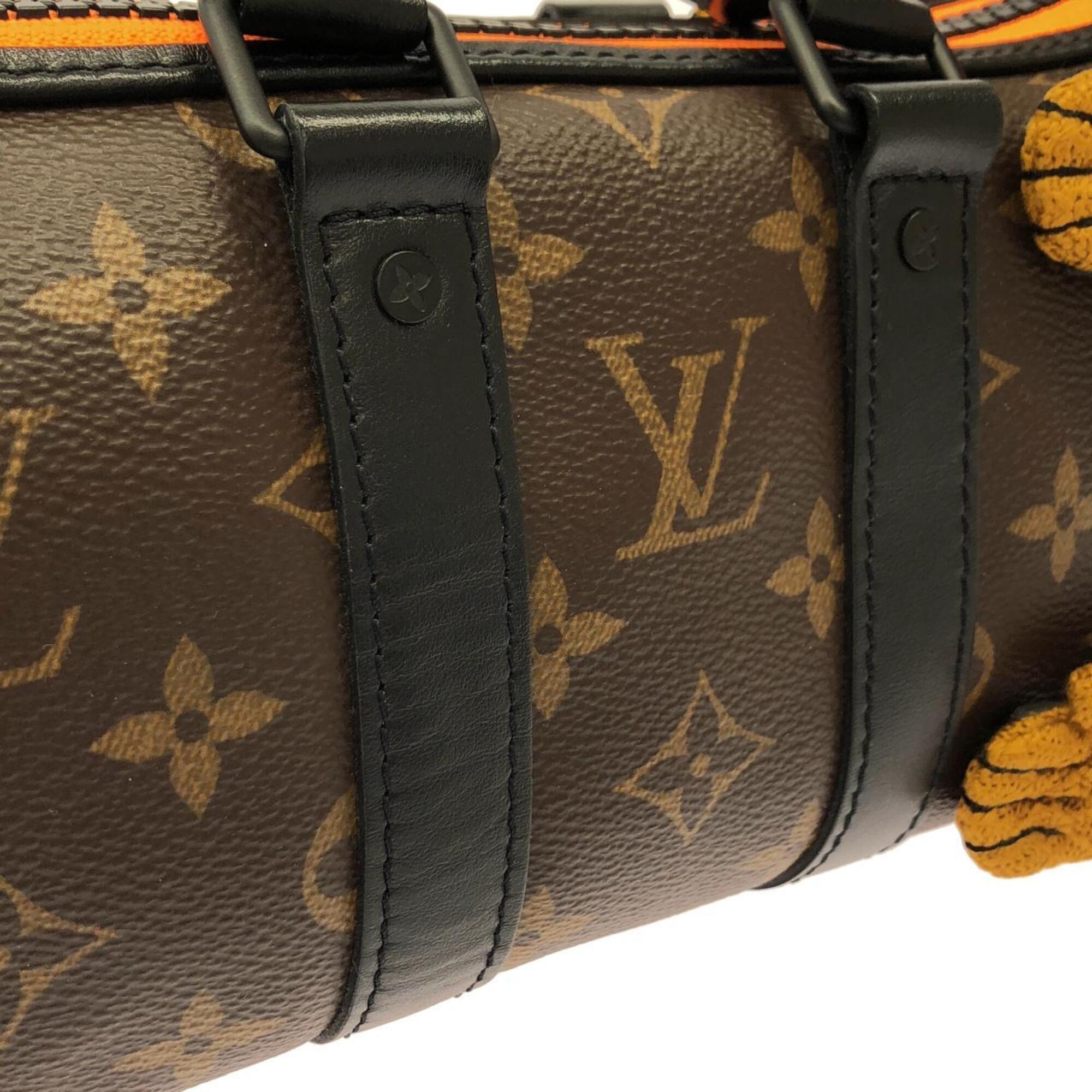 Louis Vuitton Marron Coated Canvas Boston Bag (Pre-Owned)