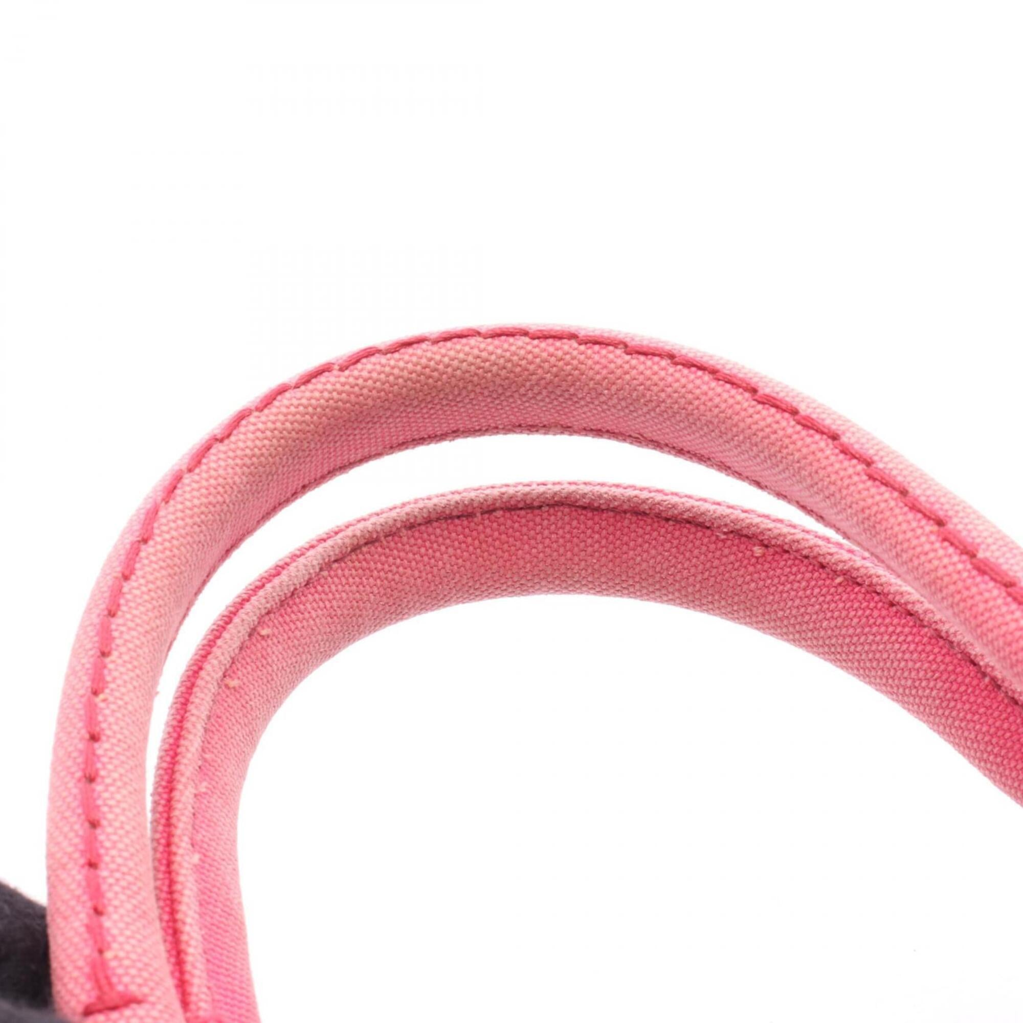 Prada Pink Canapa Handbag Tote Bag (Pre-Owned)
