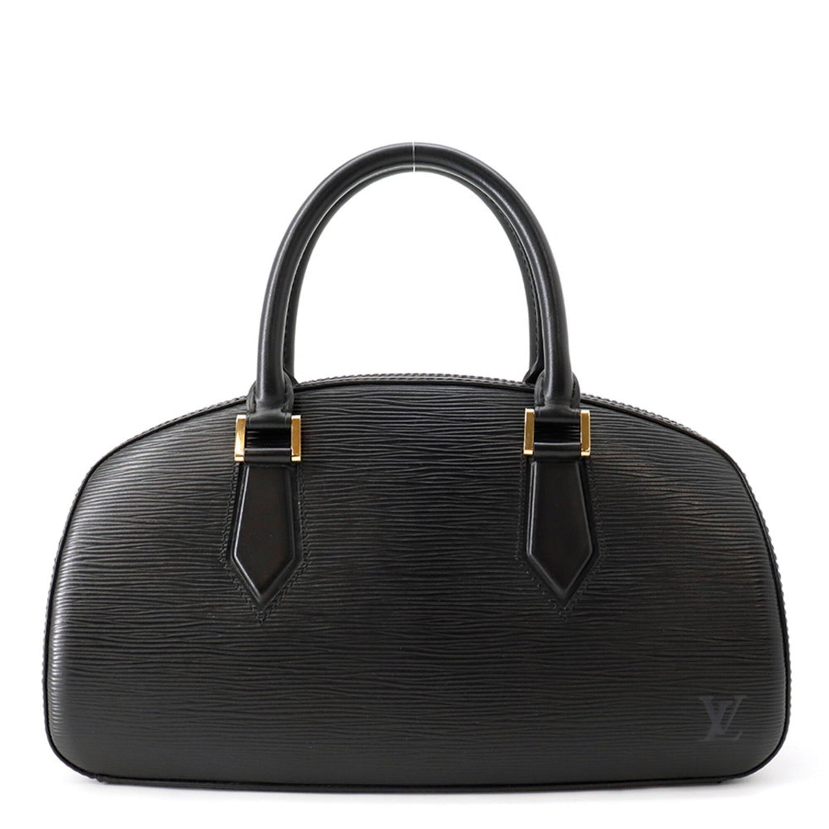 Louis Vuitton Epi Black Noir Epi Leather Handbag (Pre-Owned)