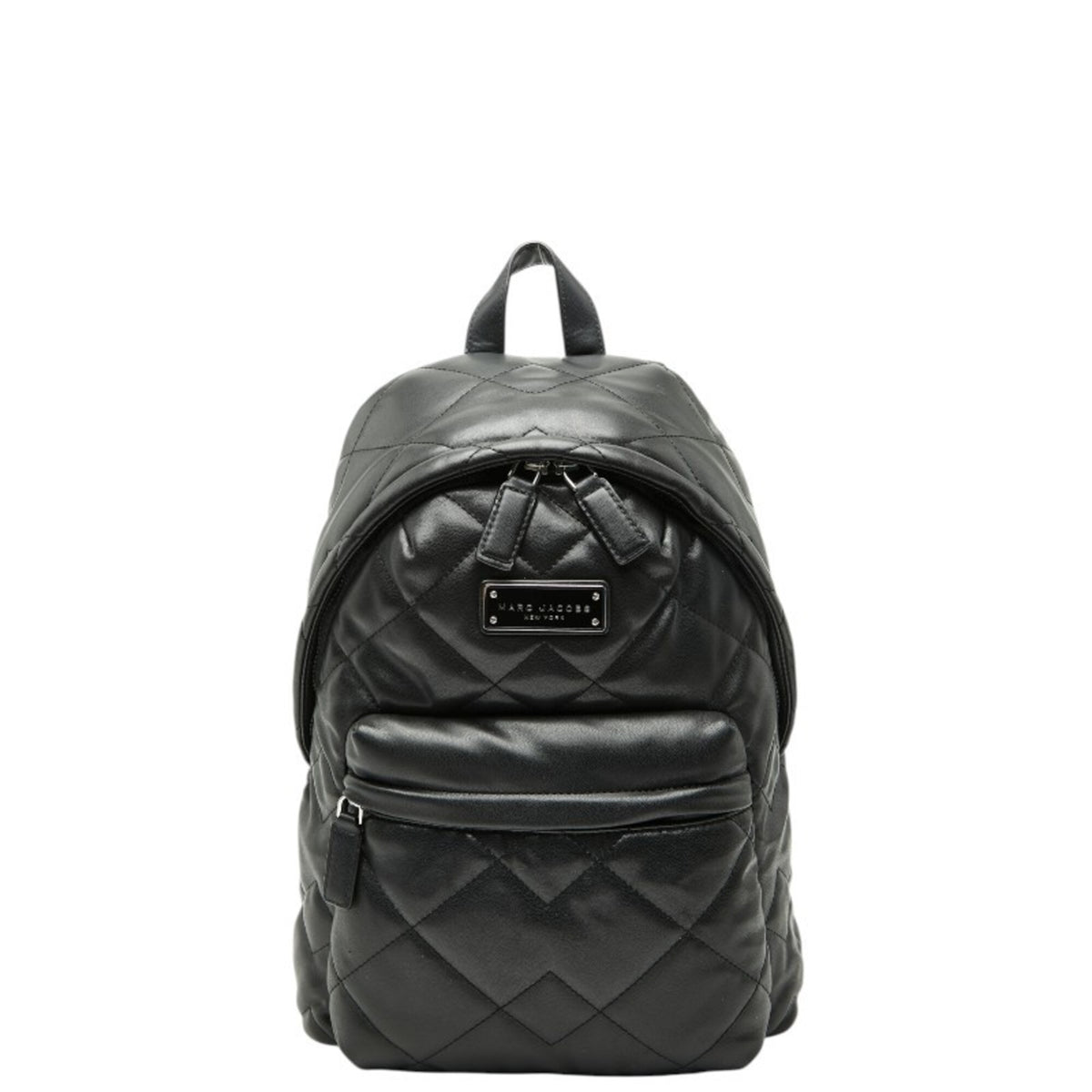 Marc Jacobs Black Quilting Backpack (Pre-Owned)