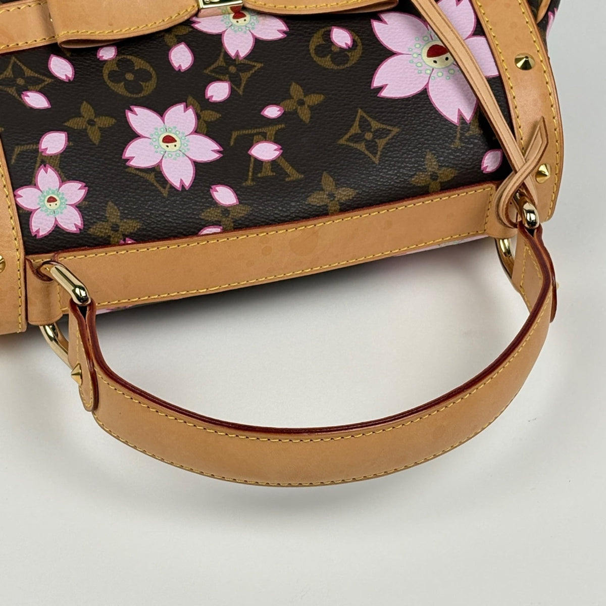Louis Vuitton Monogram Cherry Blossom Brown Monogram Cherry Blossom Handbag (Pre-Owned)