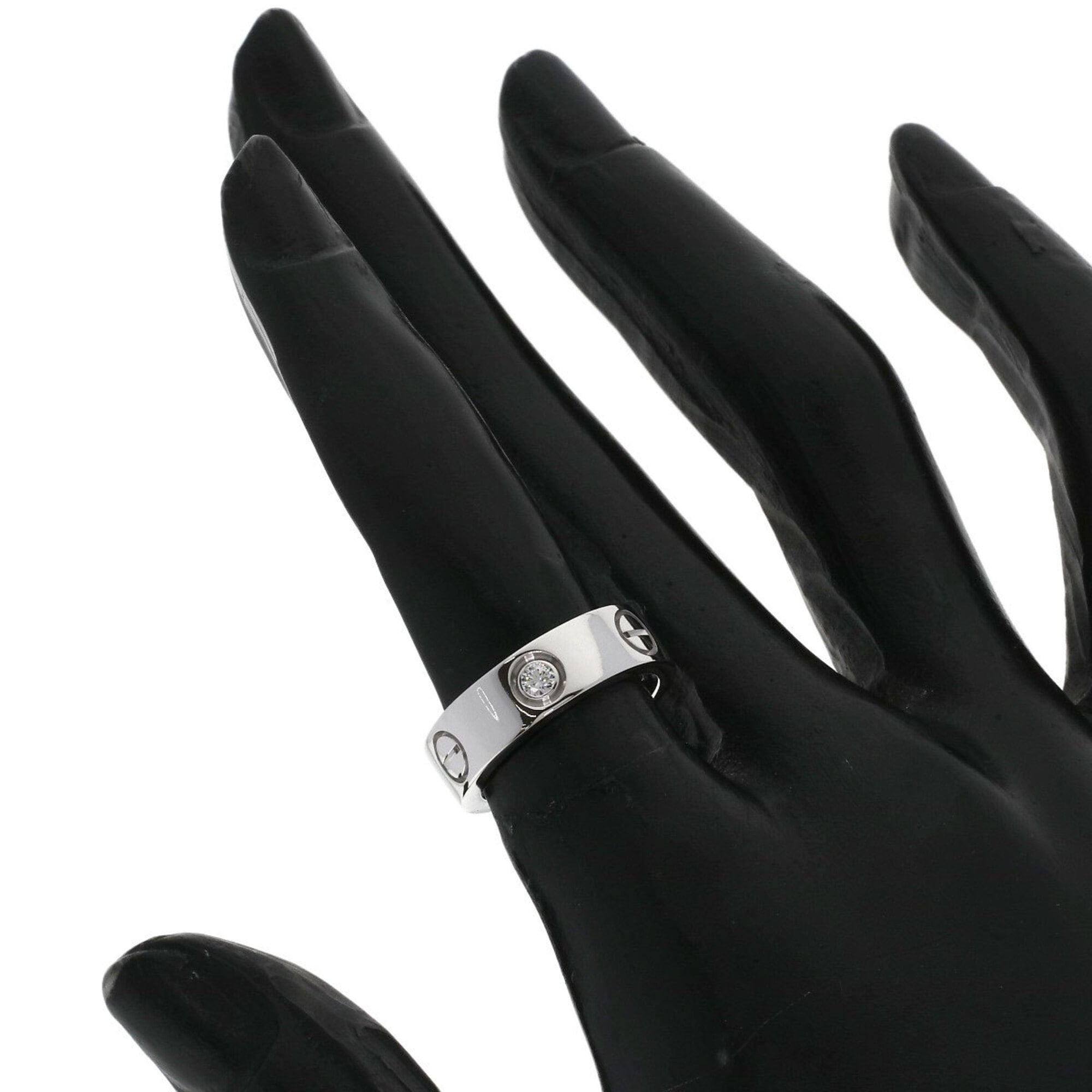 Cartier Love White Gold (18K) Band Ring (Pre-Owned)