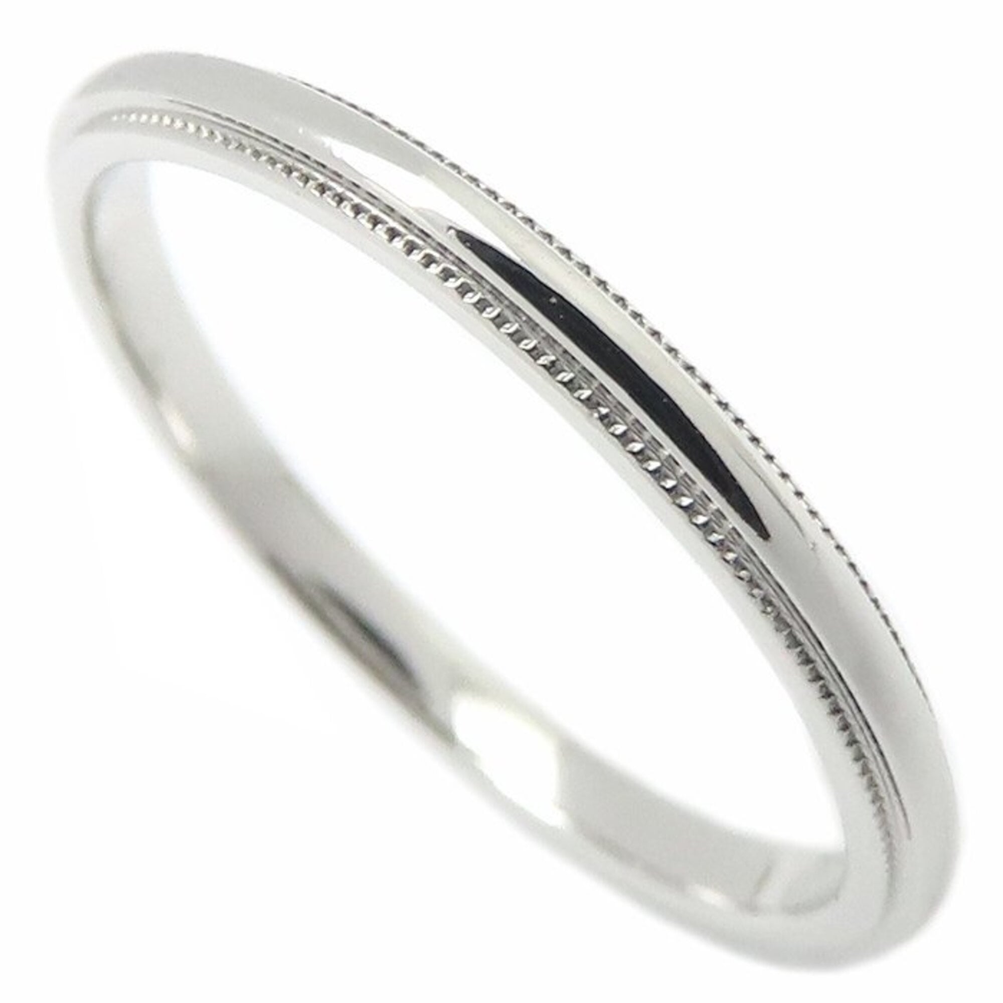 Tiffany Silver Platinum 950 Band Ring (Pre-Owned)