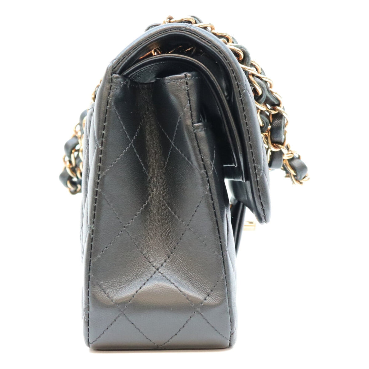 Chanel Black Leather Shoulder Bag (Pre-Owned)