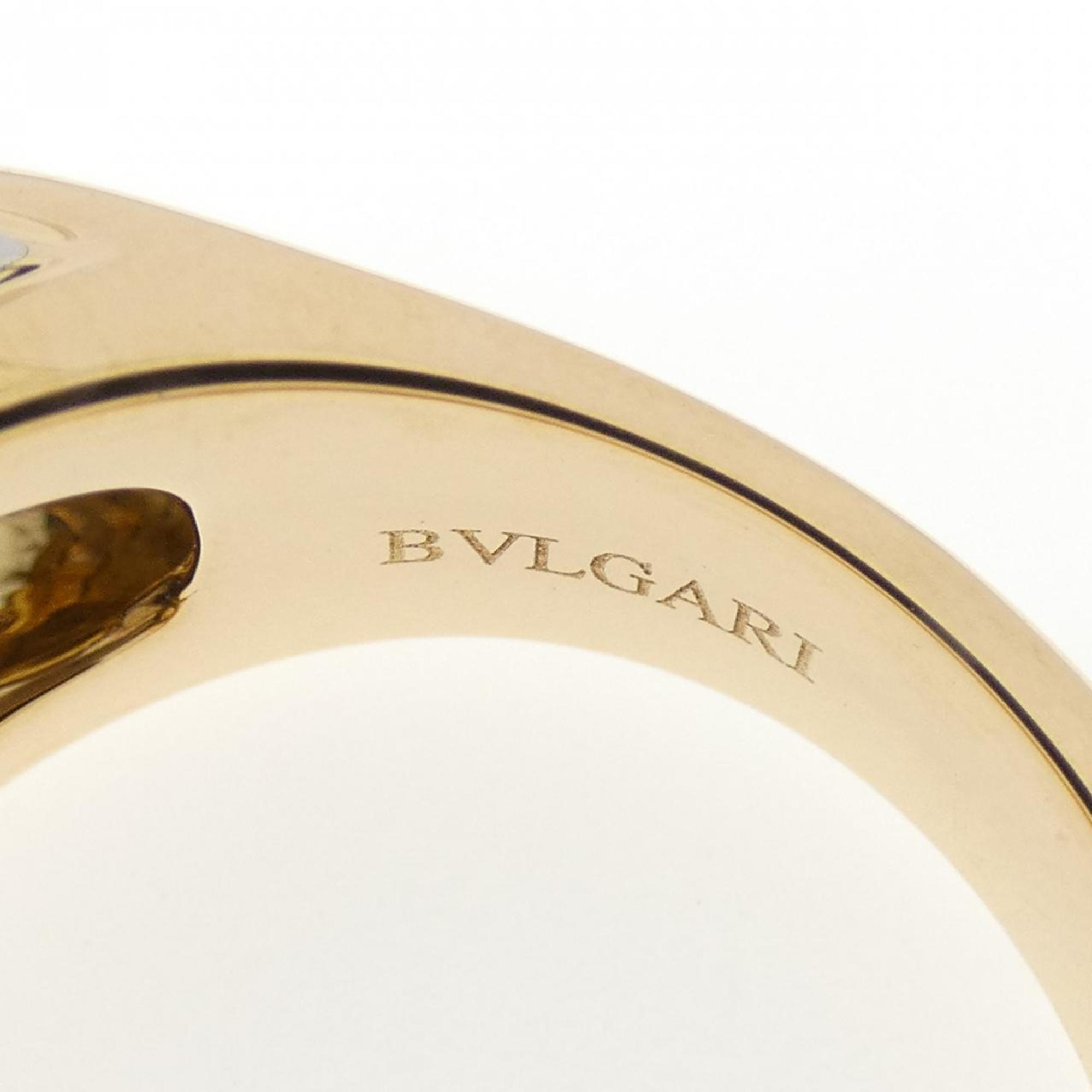 Bvlgari Yellow Gold (18K) Stainless Steel Band Ring (Pre-Owned)