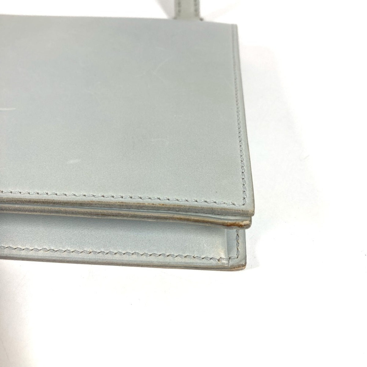 Hermes Light Blue Leather Shoulder Bag (Pre-Owned)