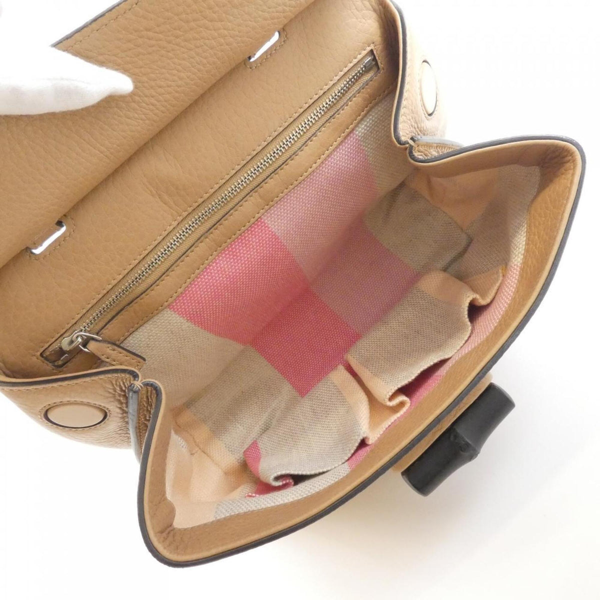 Gucci Beige Leather Handbag (Pre-Owned)
