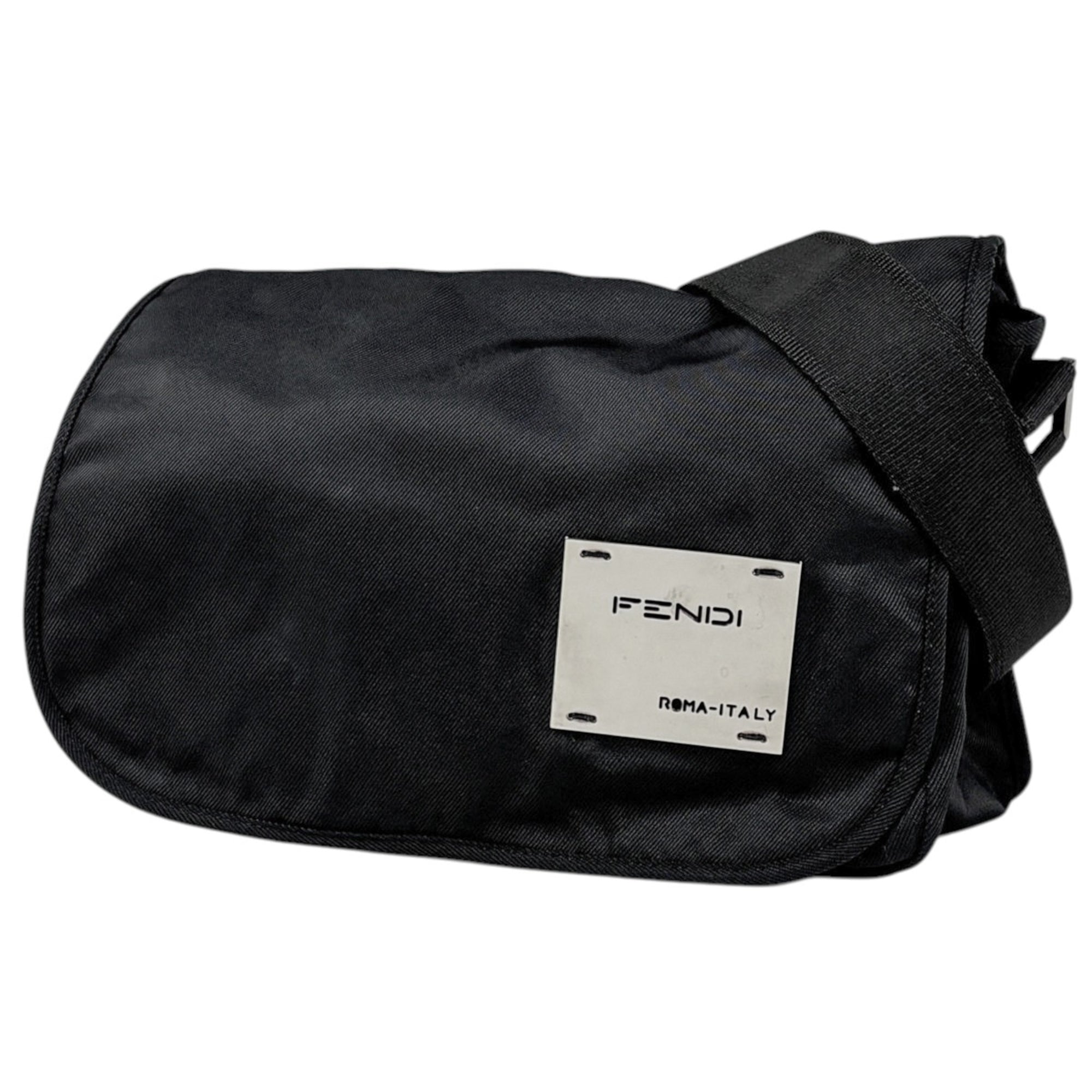 Fendi Black Nylon Shoulder Bag (Pre-Owned)