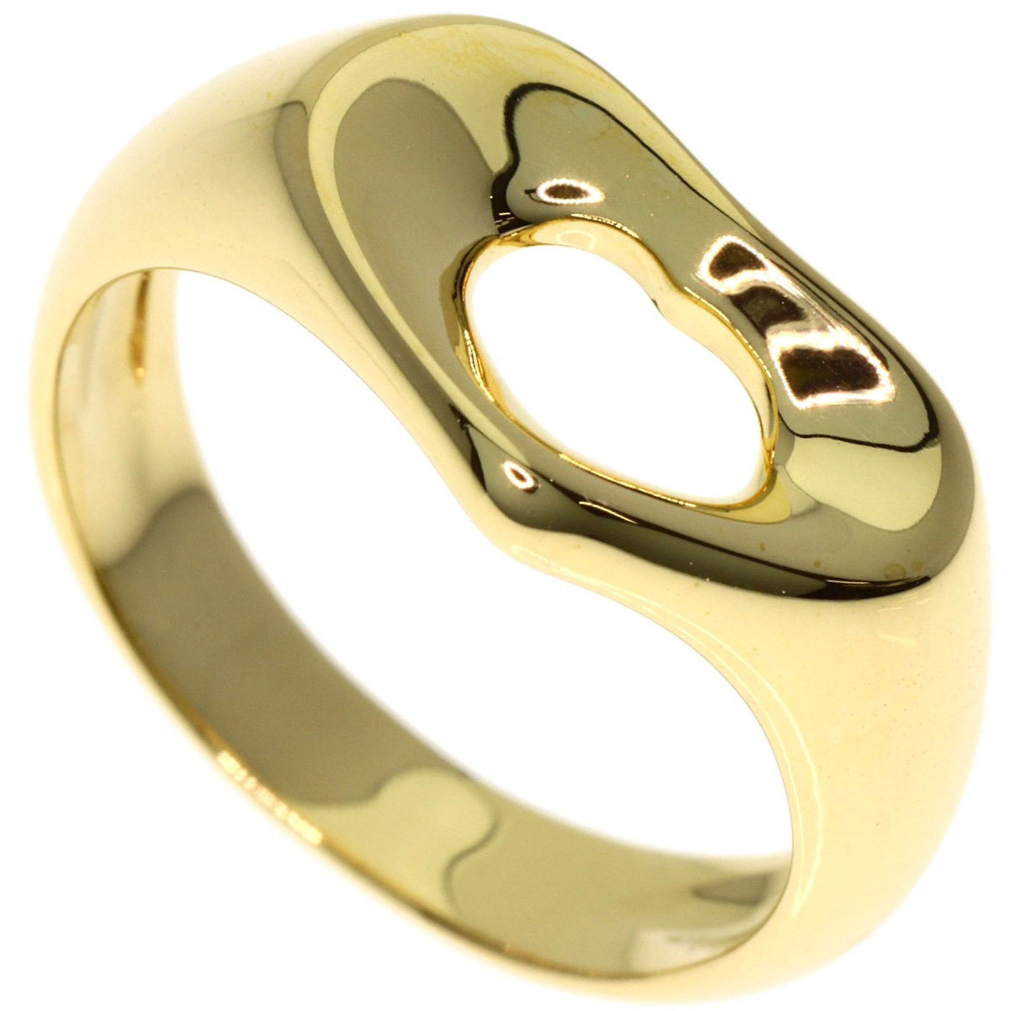 Tiffany Open Heart Yellow Gold (18K) Band Ring (Pre-Owned)