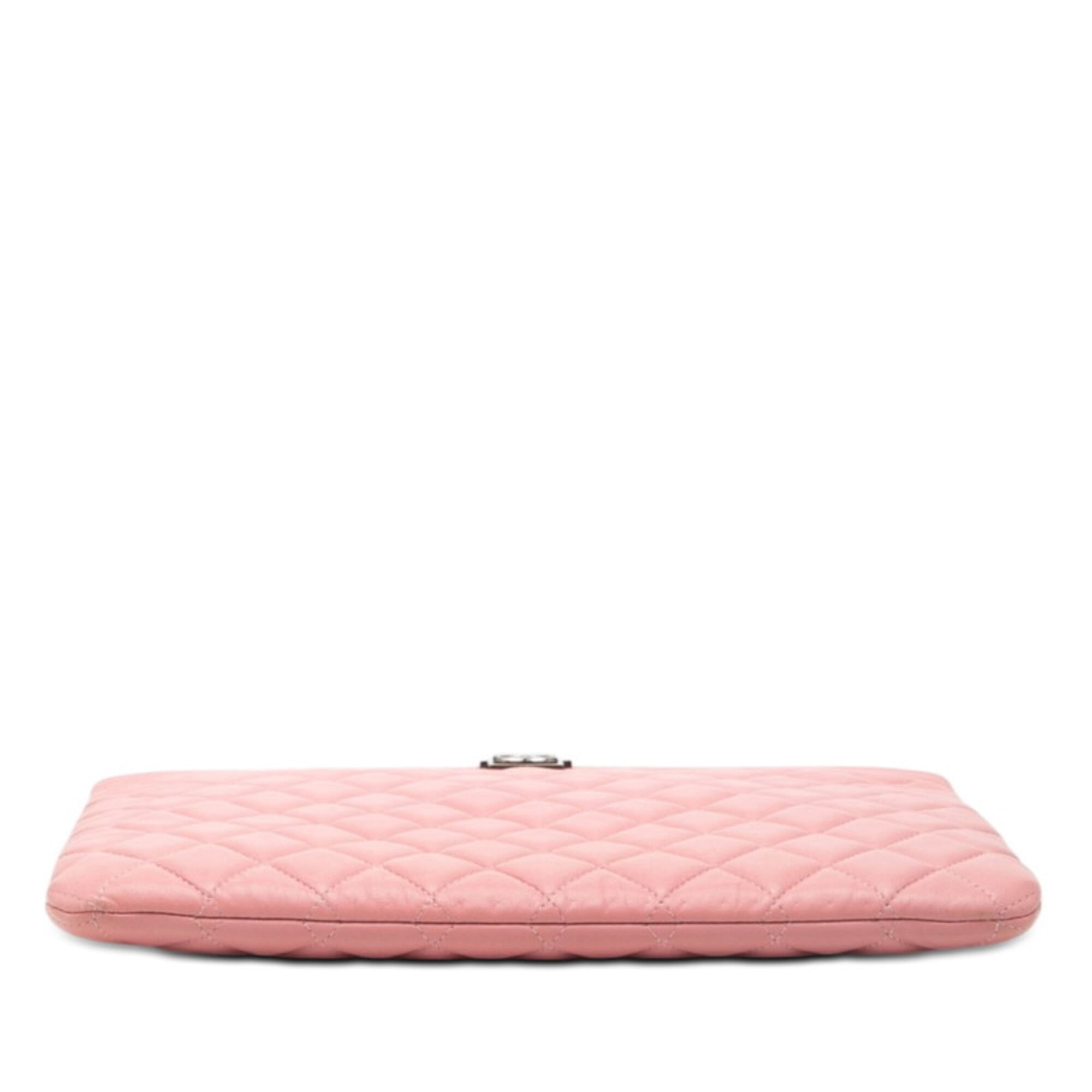 Chanel Boy Chanel Pink Leather Clutch Bag (Pre-Owned)