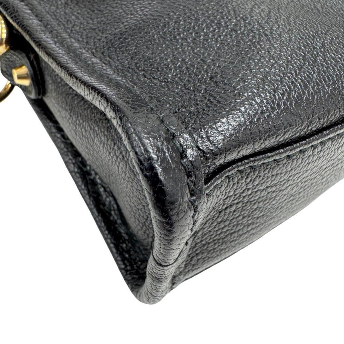 Balenciaga Black Leather Handbag Shoulder Bag (Pre-Owned)