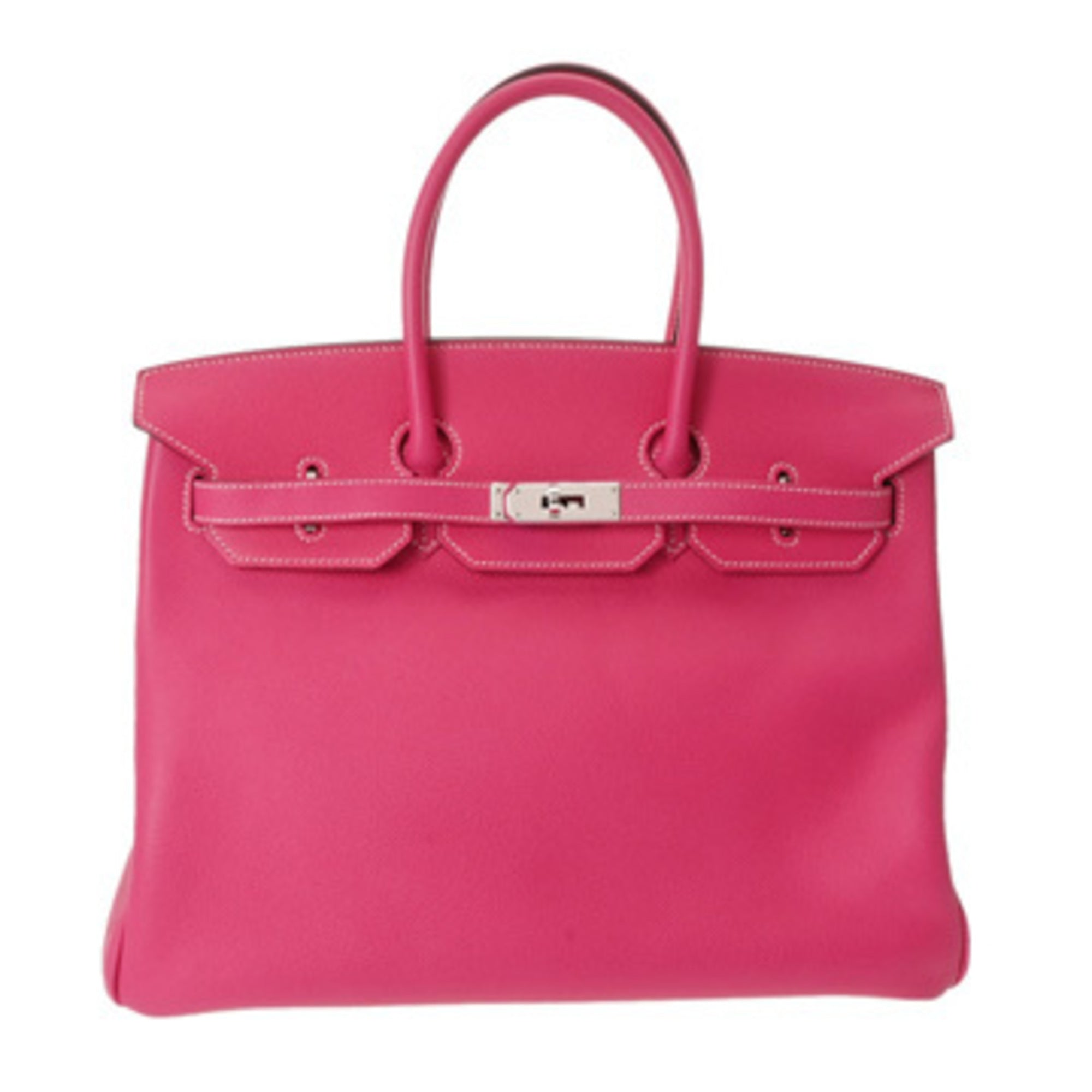 Hermes Birkin Rose Tyrien Leather Handbag (Pre-Owned)