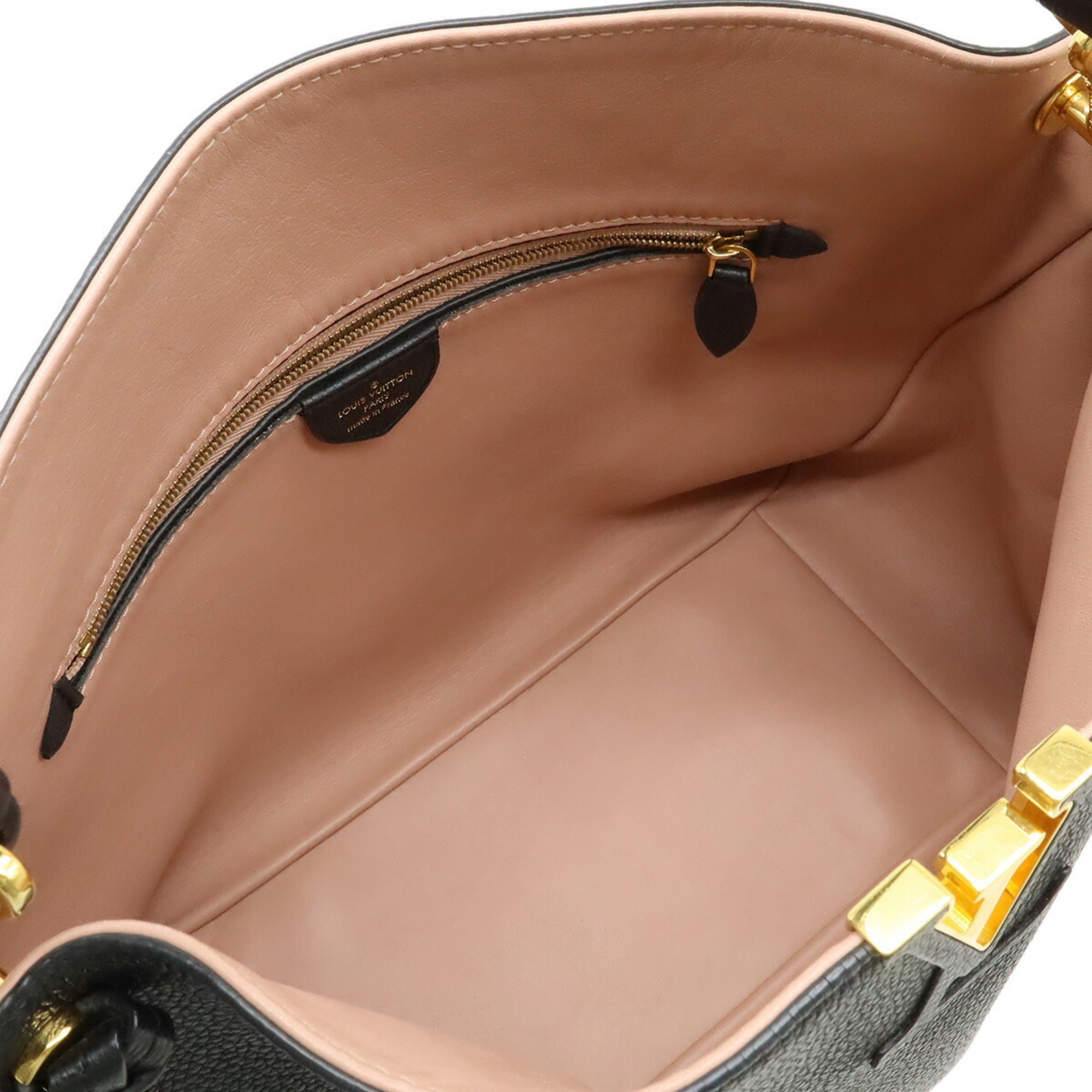 Louis Vuitton Black Noir Leather Shoulder Bag (Pre-Owned)