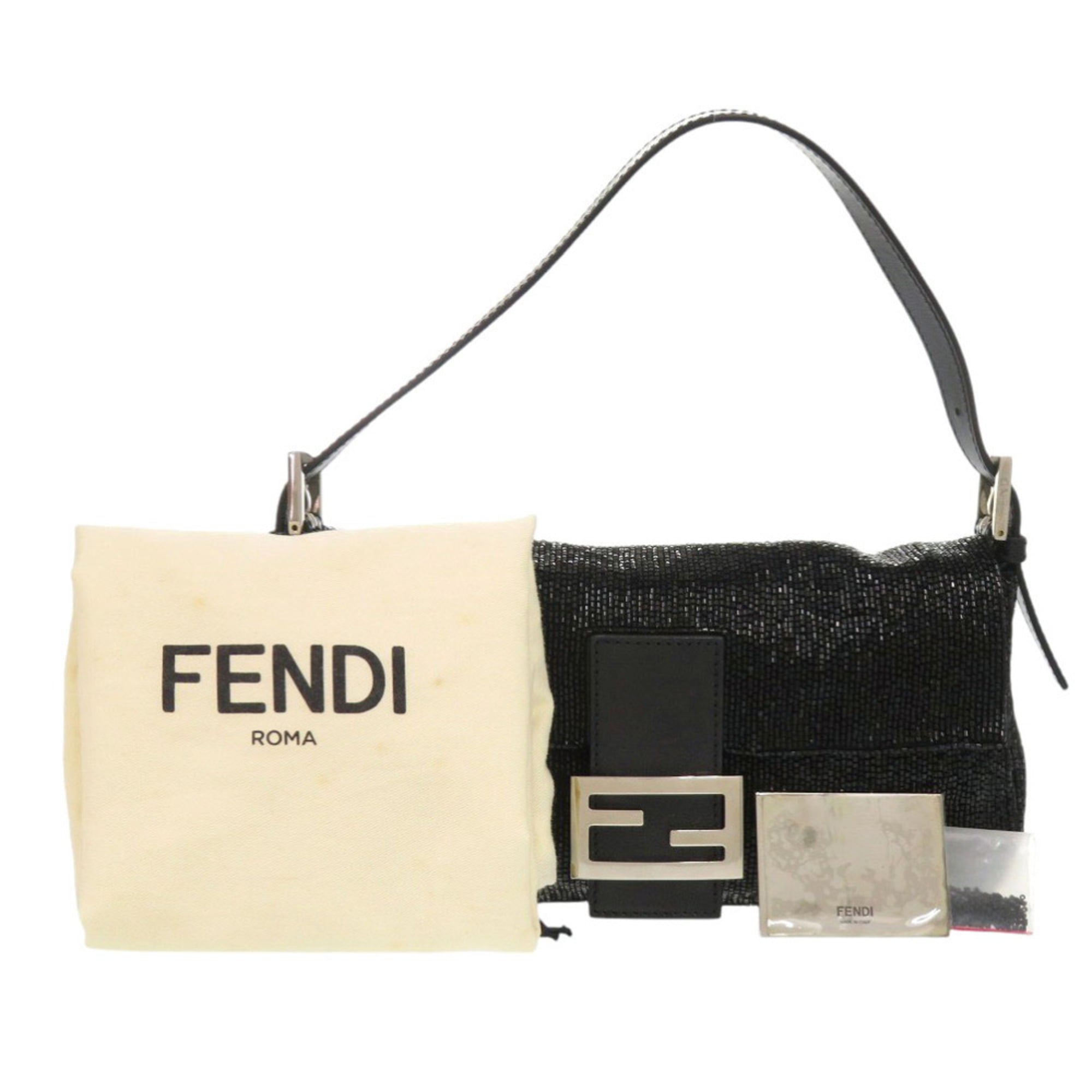Fendi Black Leather Handbag (Pre-Owned)