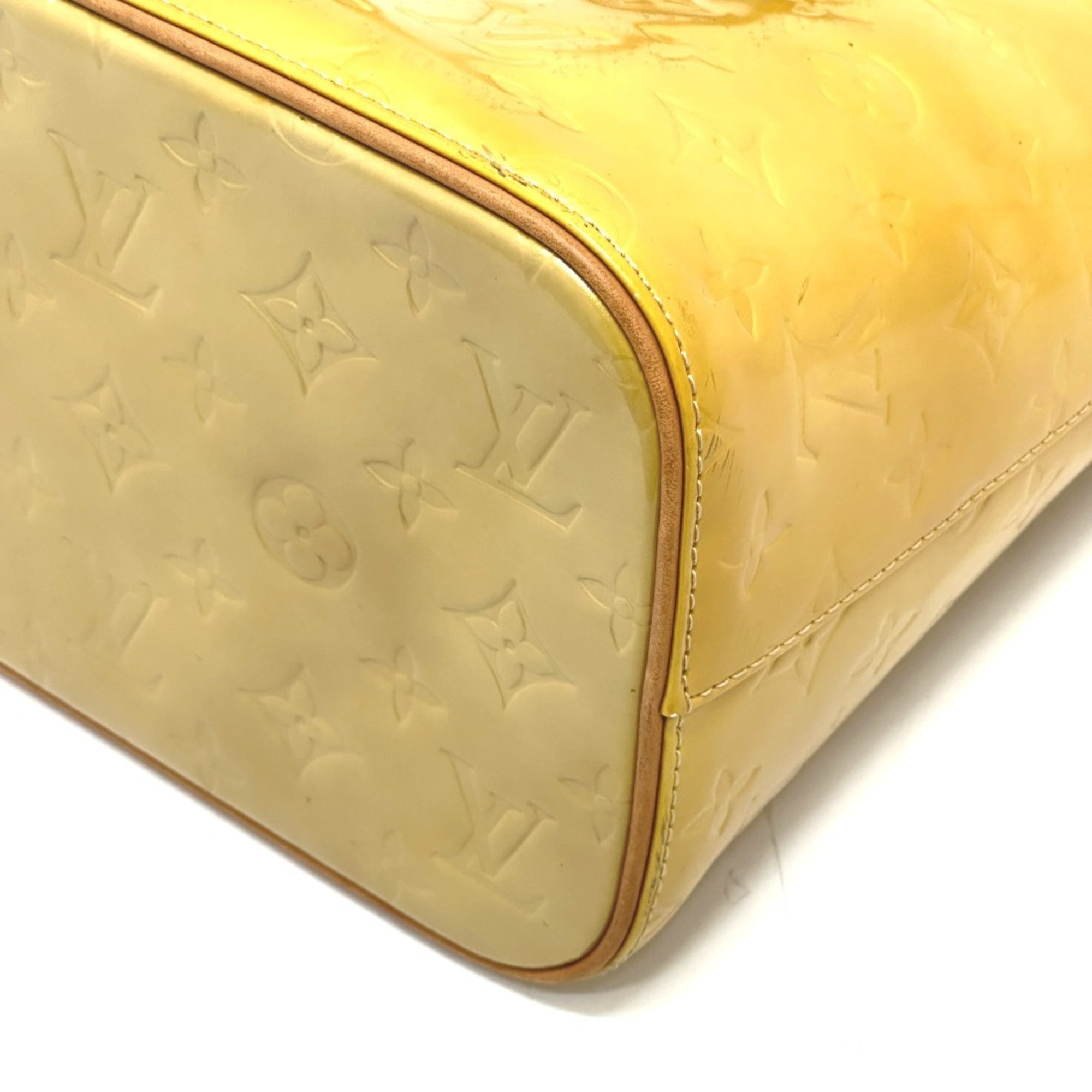 Louis Vuitton Beige Monogram Vernis Tote Bag (Pre-Owned)