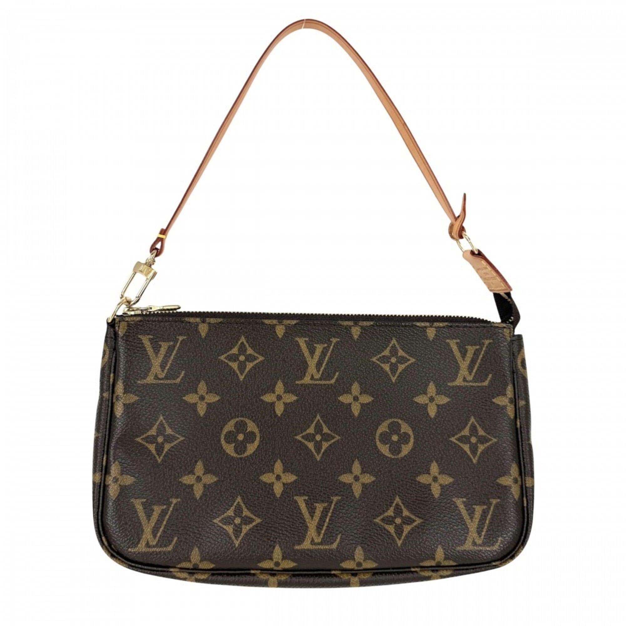 Louis Vuitton Brown Monogram White Monogram Handbag Pochette (Pre-Owned)