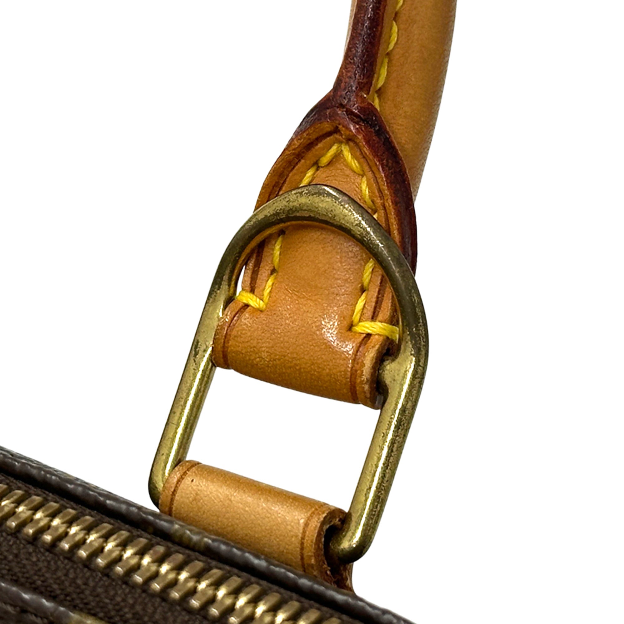 Louis Vuitton Brown Monogram Canvas Handbag (Pre-Owned)