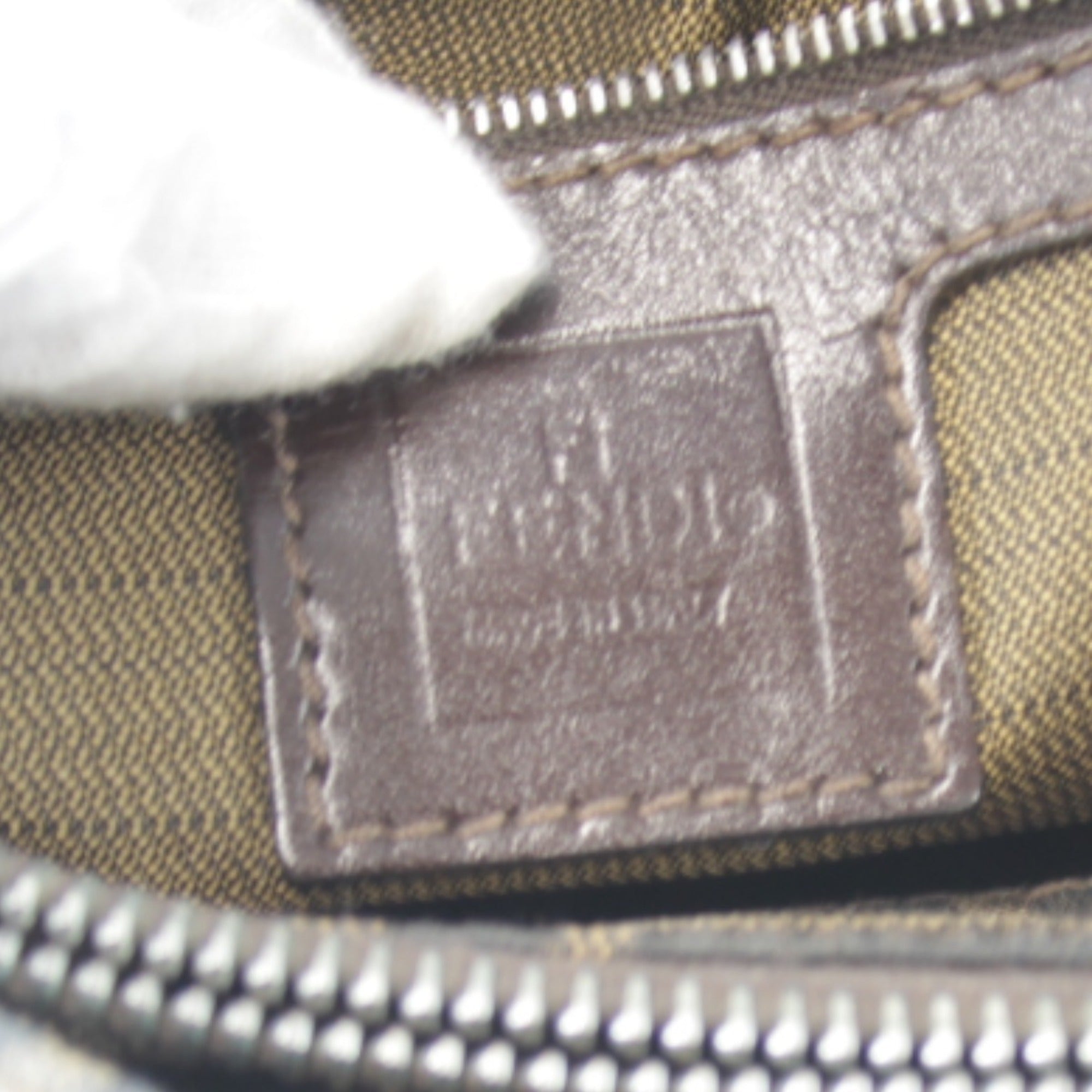 Fendi Brown Zucca Shoulder Bag (Pre-Owned)
