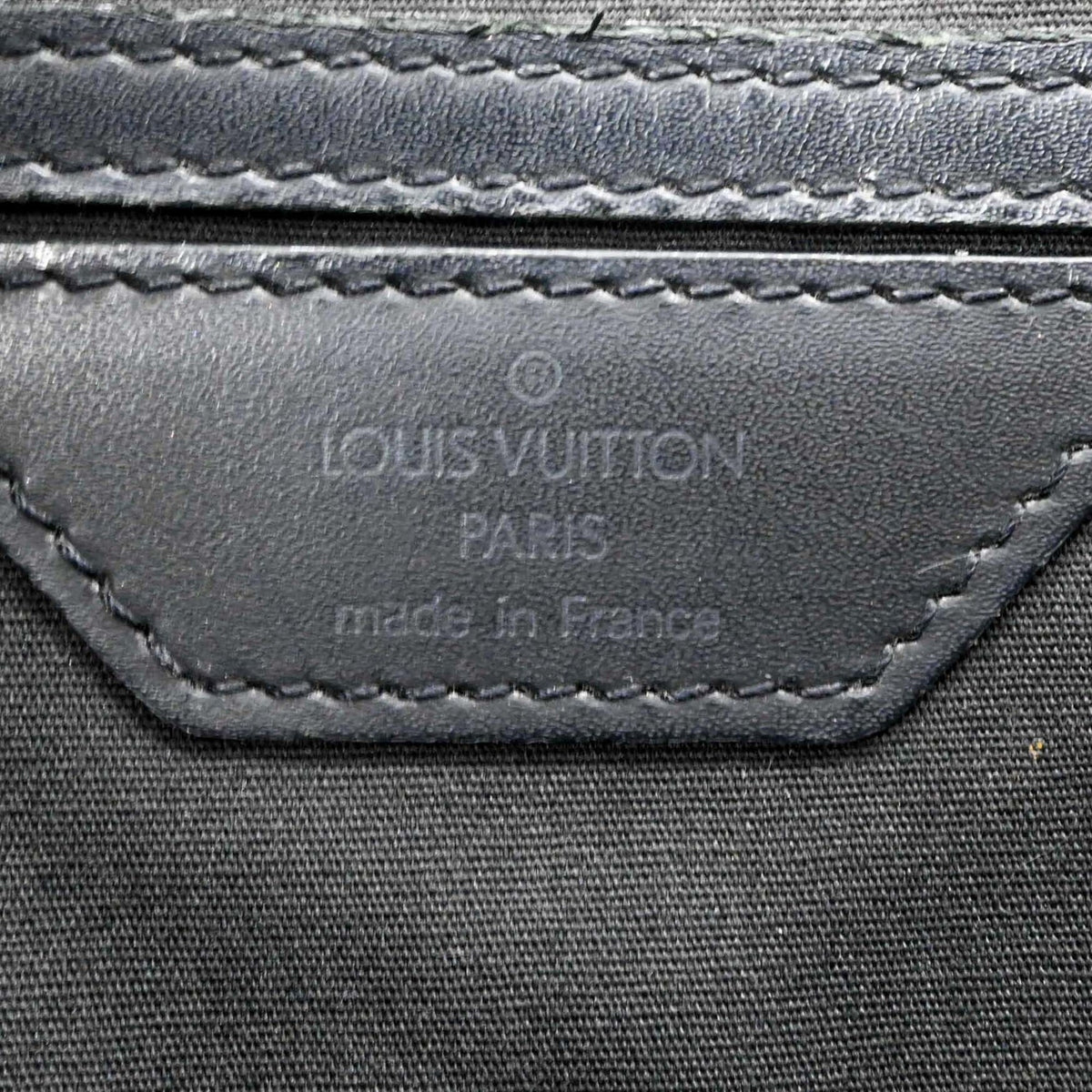 Louis Vuitton Epi Black Epi Leather Handbag Tote Bag (Pre-Owned)