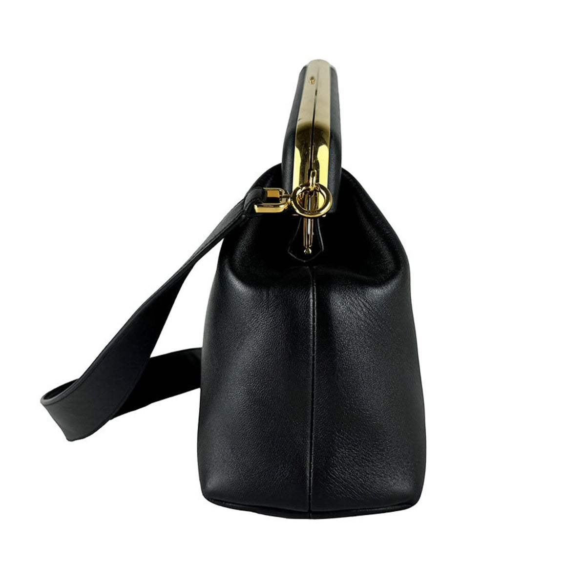 Fendi Black Leather Shoulder Bag (Pre-Owned)