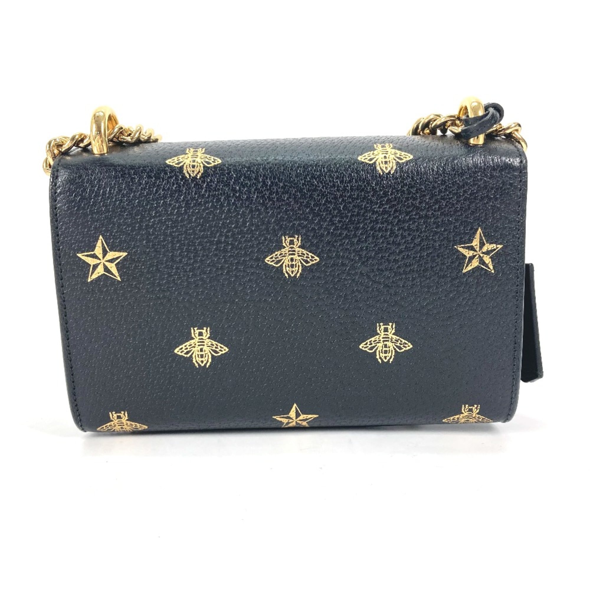 Gucci Black Leather Shoulder Bag (Pre-Owned)