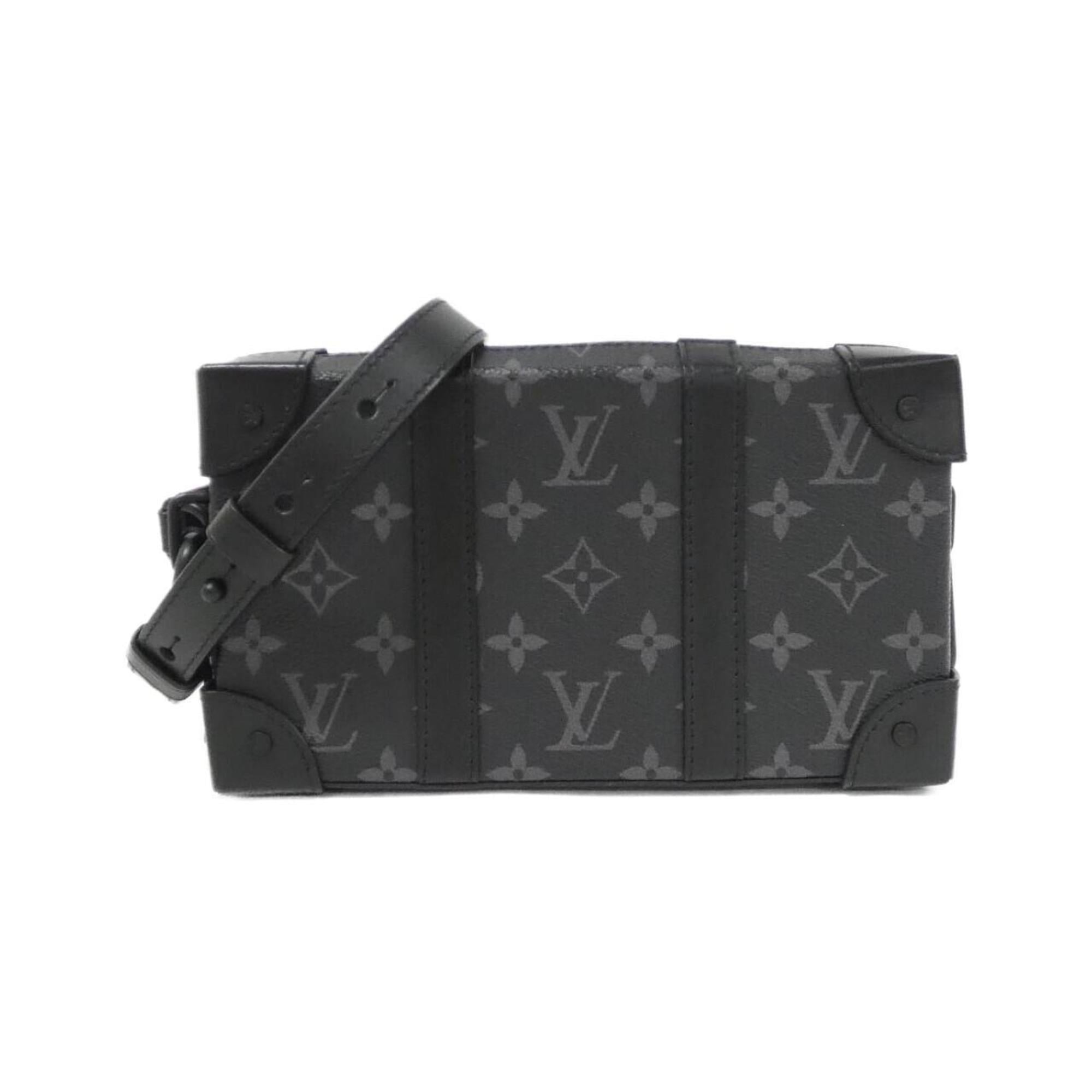 Louis Vuitton Black Coated Canvas Shoulder Bag (Pre-Owned)