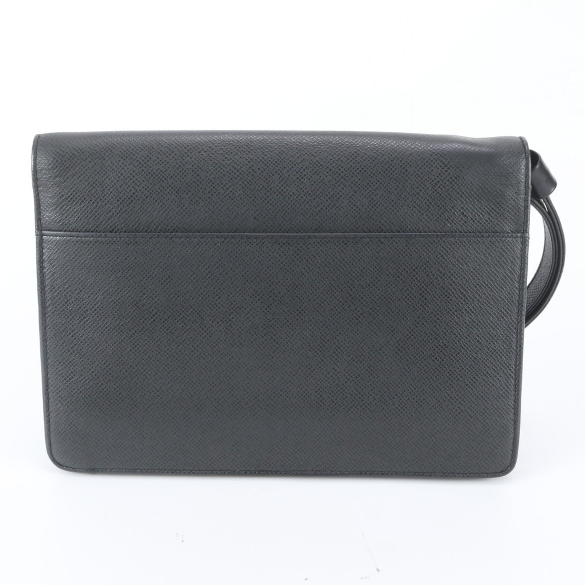 Louis Vuitton Ardoise Leather Clutch Bag Handbag Pouch (Pre-Owned)