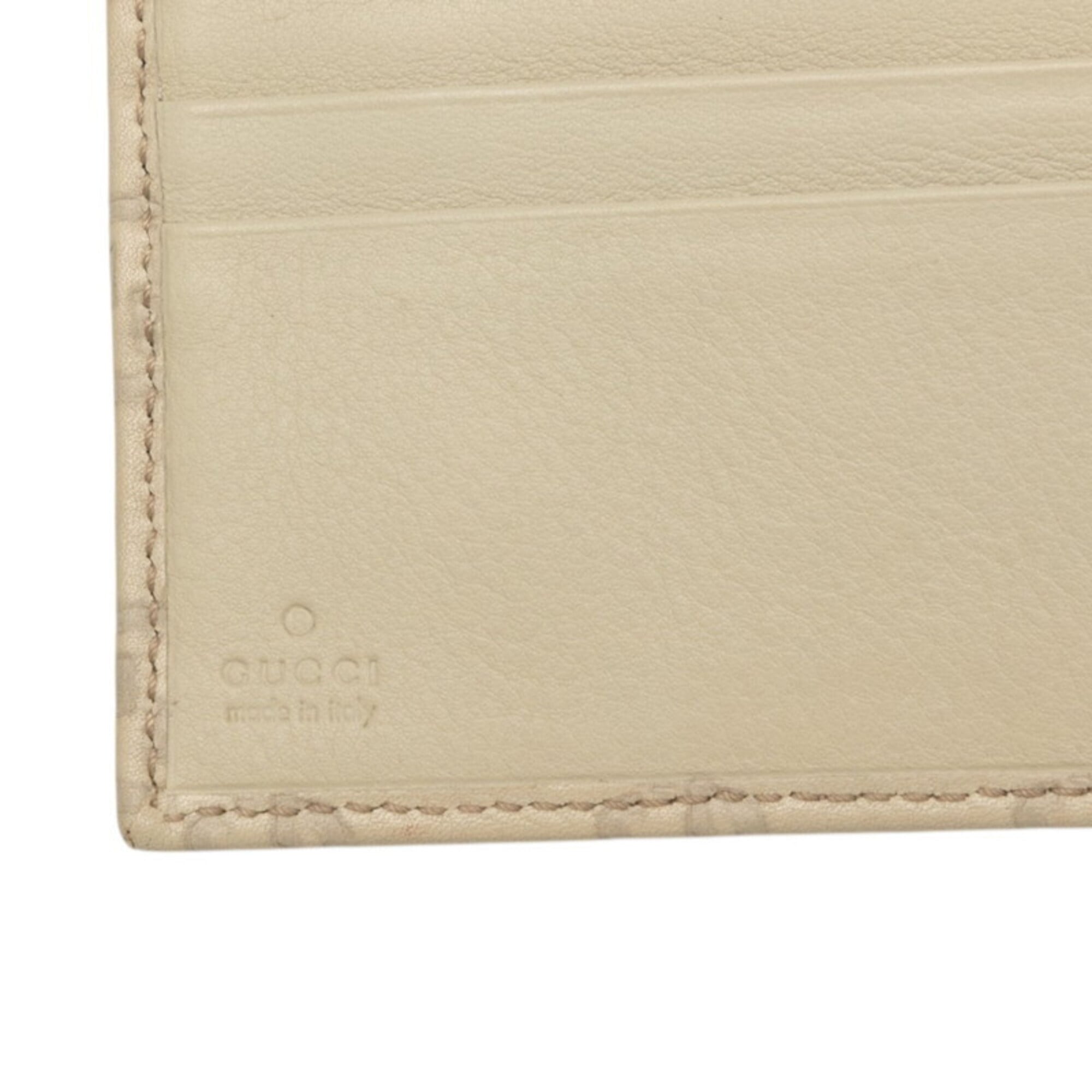 Gucci Ivory White Leather Wallet (Bi-Fold) (Pre-Owned)