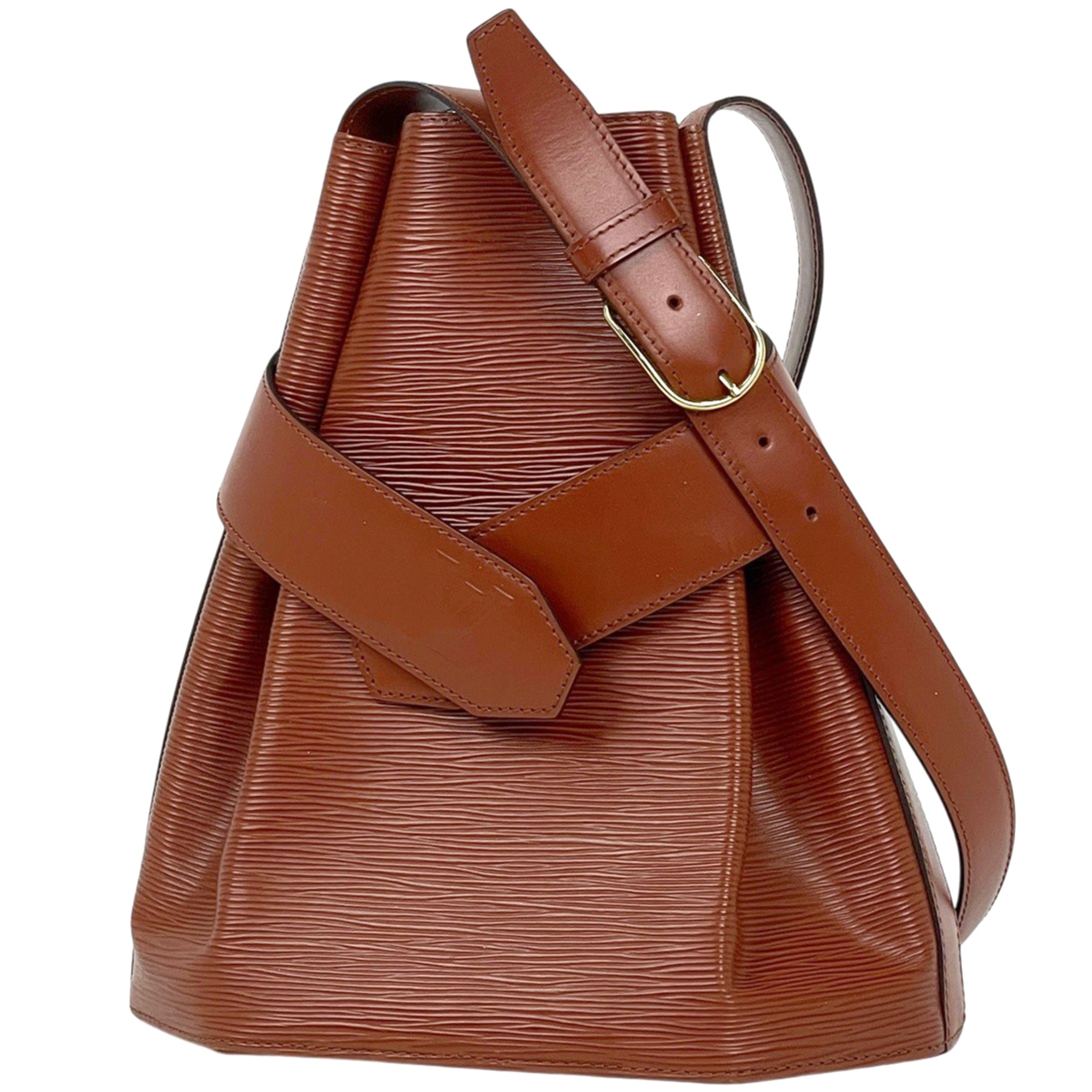 Louis Vuitton Brown Epi Leather Shoulder Bag (Pre-Owned)