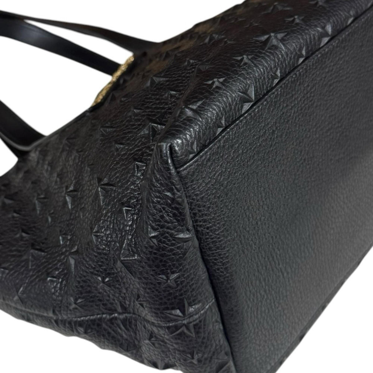 Jimmy Choo Black Leather Tote Bag (Pre-Owned)