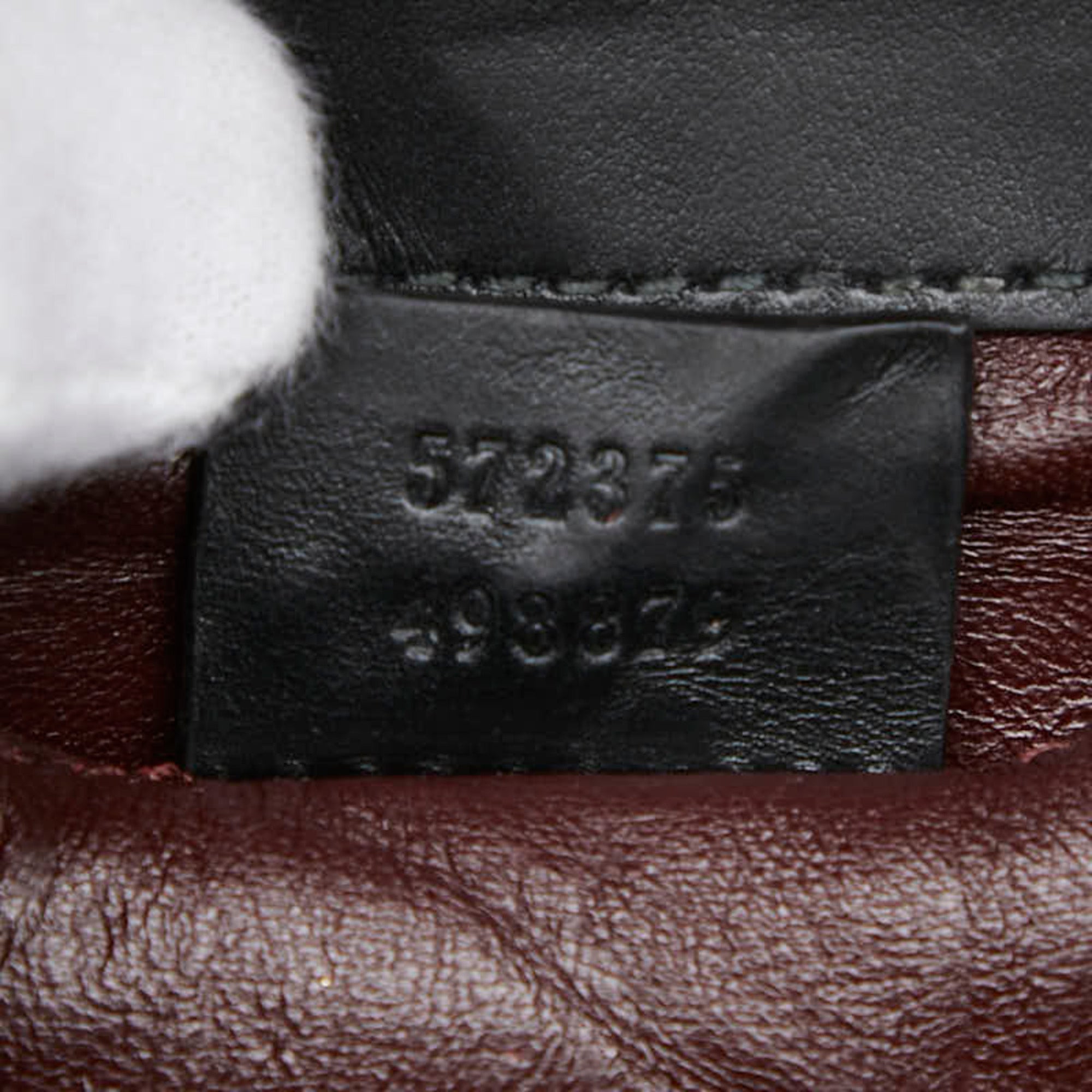 Gucci Black Leather Handbag Shoulder Bag (Pre-Owned)