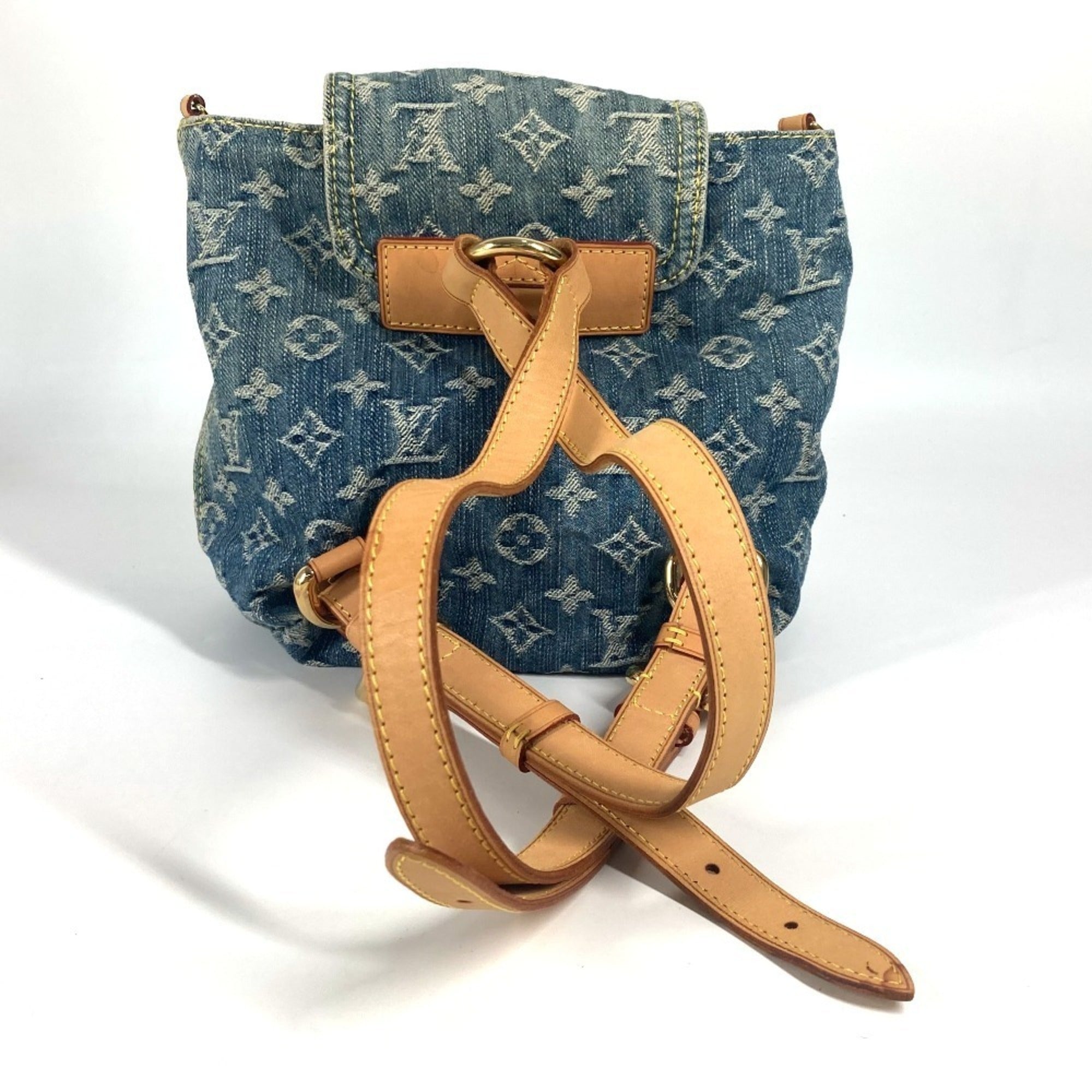 Louis Vuitton Blue Monogram Monogram Denim Backpack (Pre-Owned)