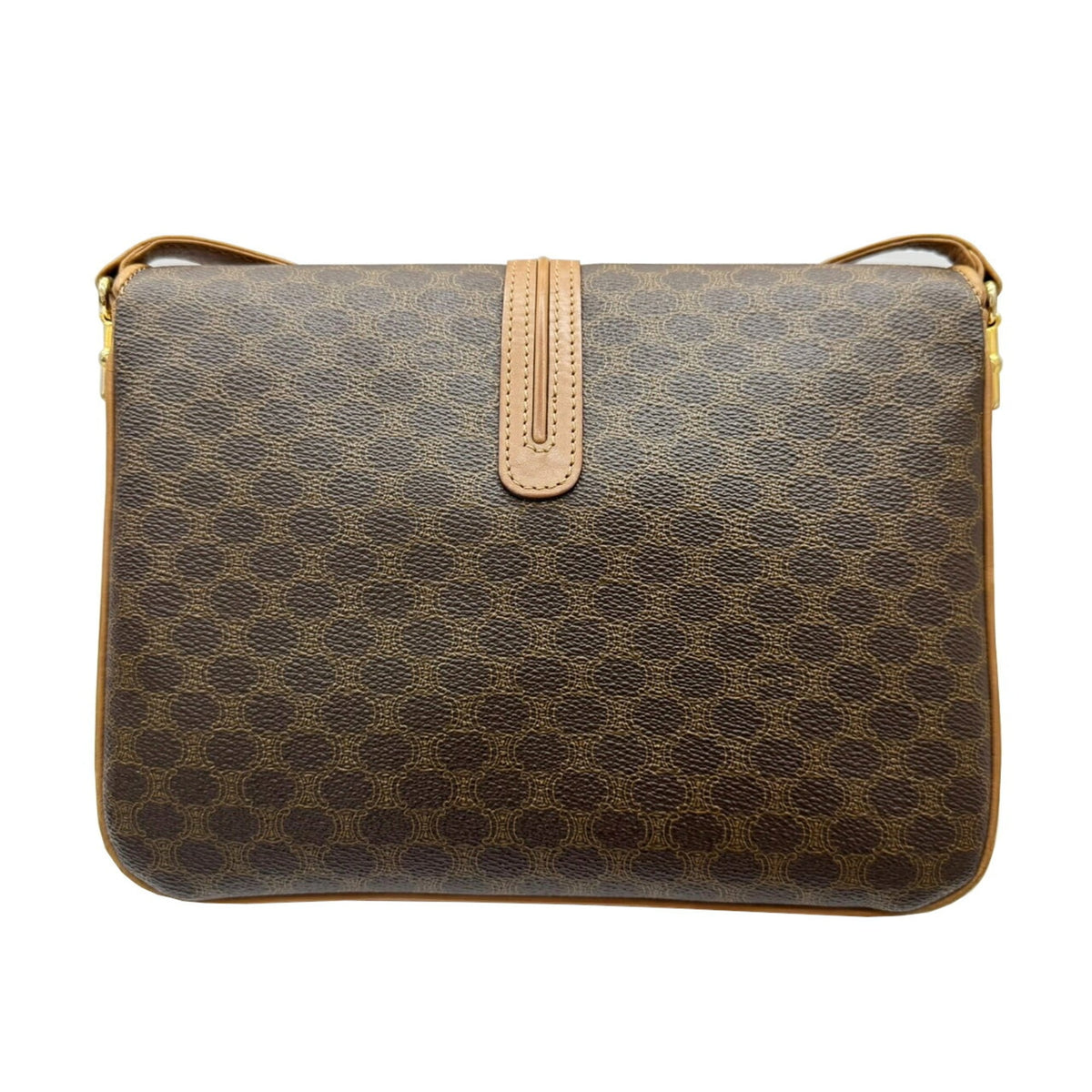 Celine Brown Pvc Shoulder Bag (Pre-Owned)