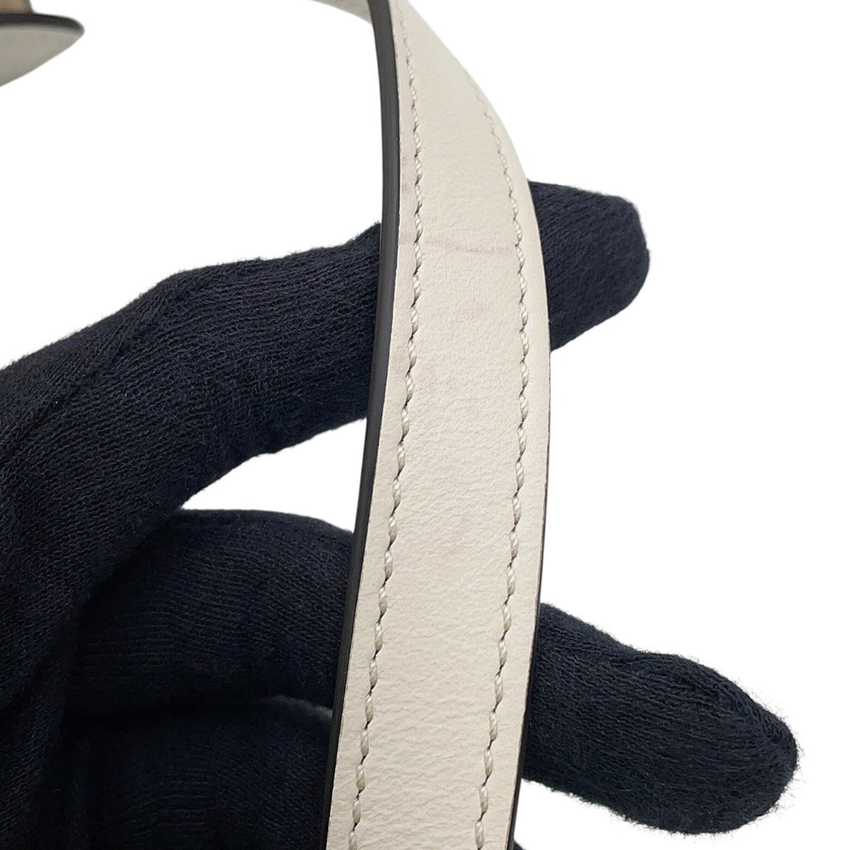 Tod's Multi-Color White Leather Canvas Shoulder Bag (Pre-Owned)