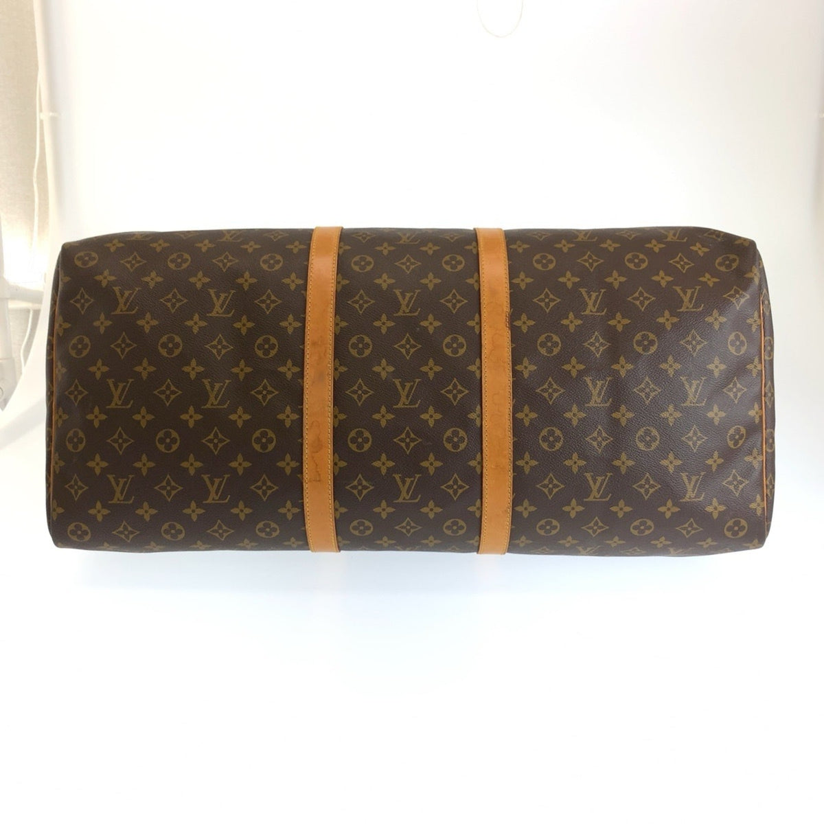 Louis Vuitton Brown Pvc Leather Boston Bag (Pre-Owned)