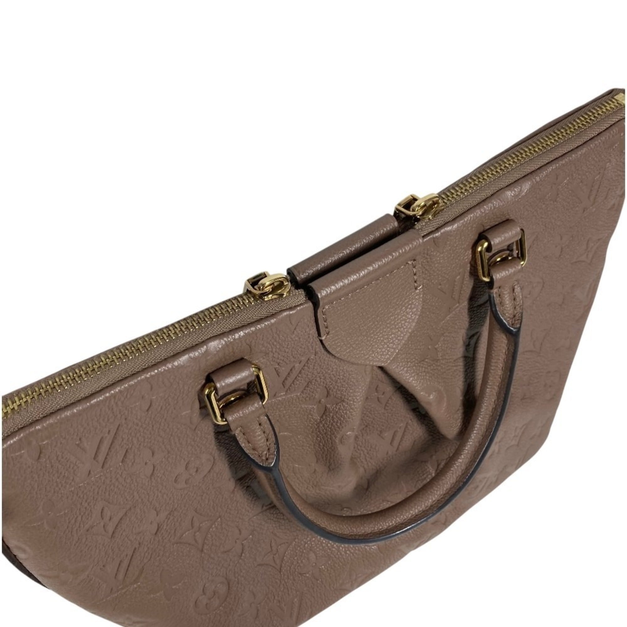 Louis Vuitton Light Brown Taupe Monogram Empreinte Handbag Tote Bag (Pre-Owned)