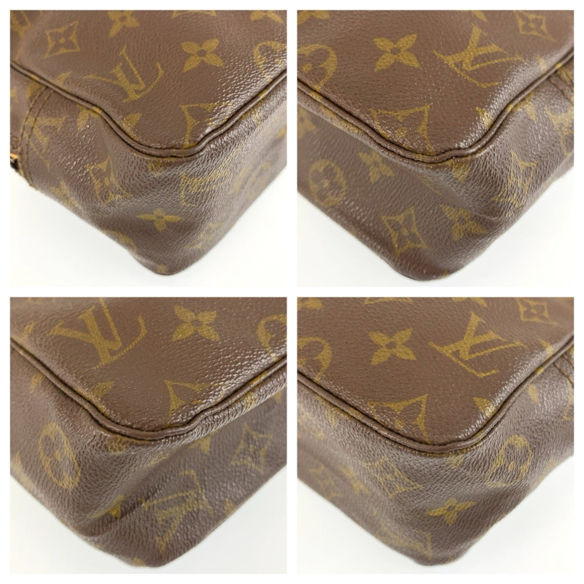 Louis Vuitton Brown Pvc Pouch (Pre-Owned)