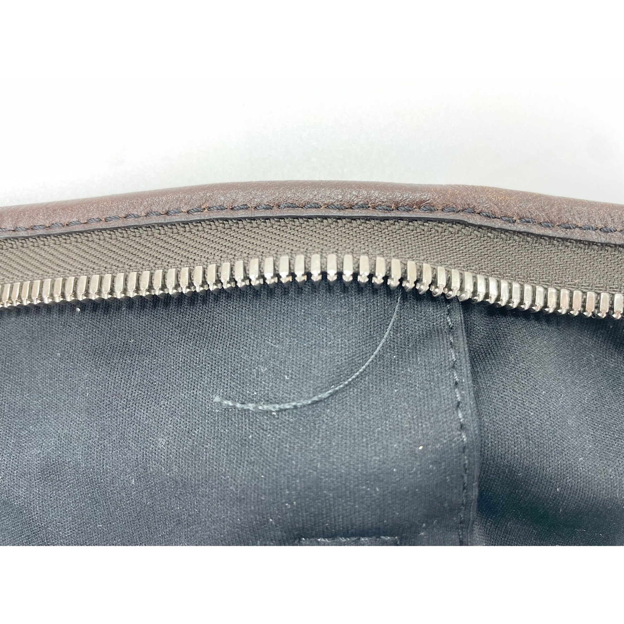 Fendi Brown Canvas Shoulder Bag (Pre-Owned)