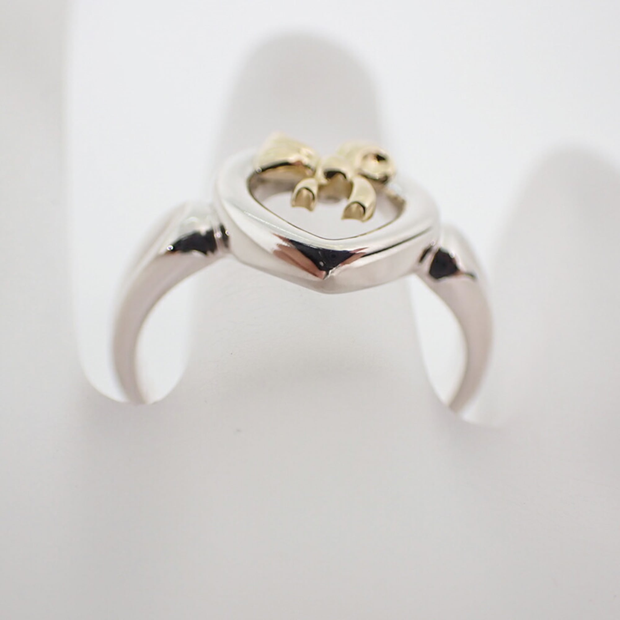 Tiffany Yellow Gold (18K) Sterling Silver 925 Band Ring (Pre-Owned)