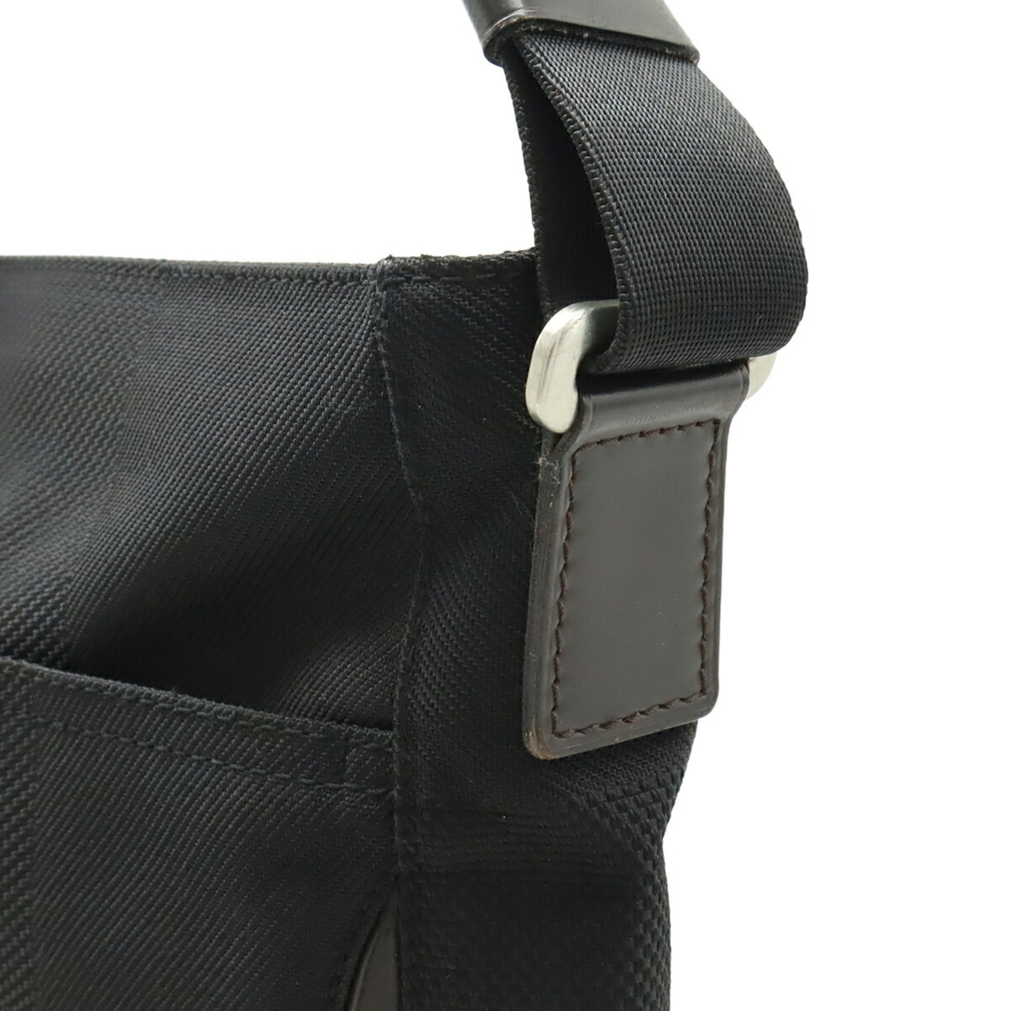 Louis Vuitton Black Noir Damier Geant Canvas Shoulder Bag (Pre-Owned)