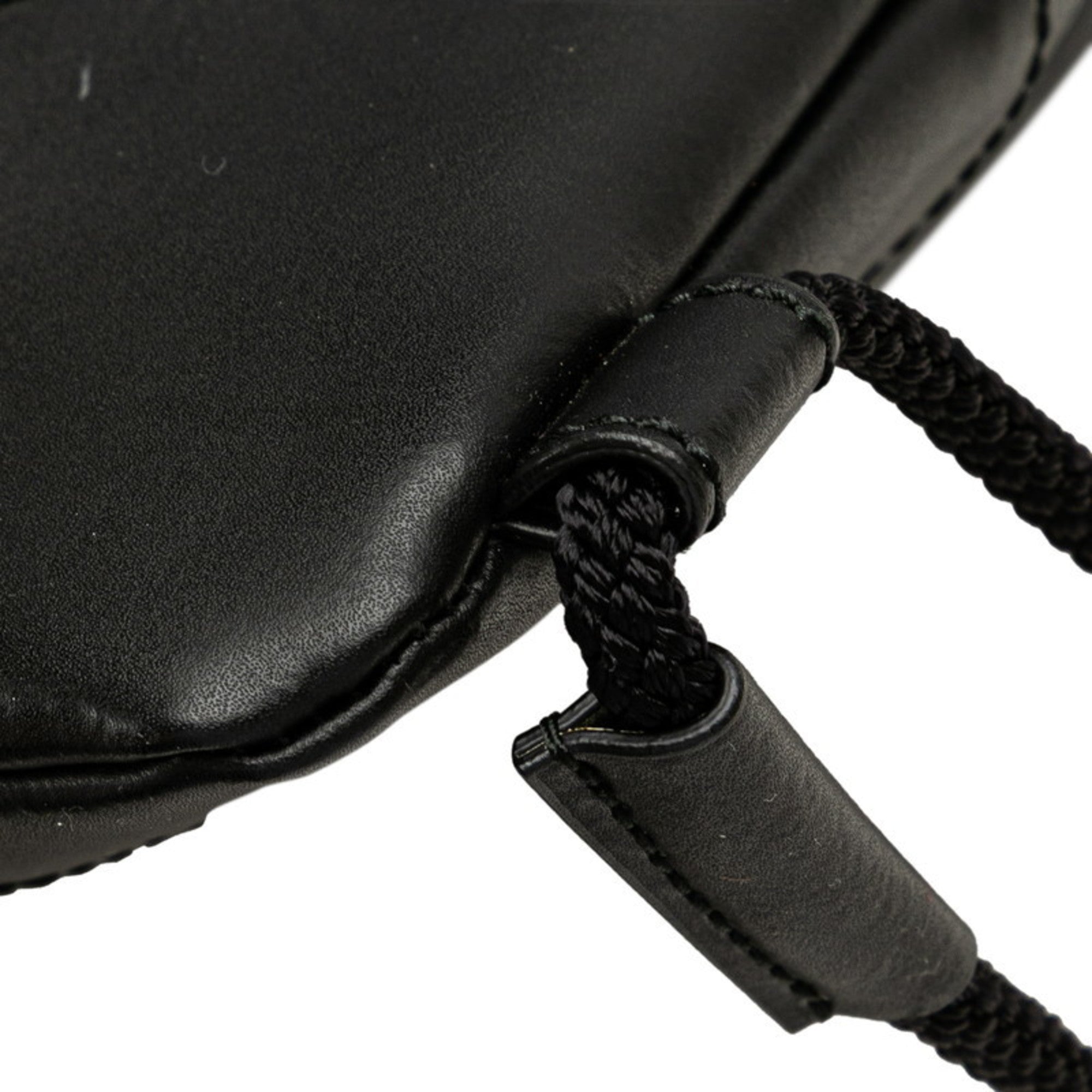 Gucci Black Gray Pvc Leather Backpack (Pre-Owned)