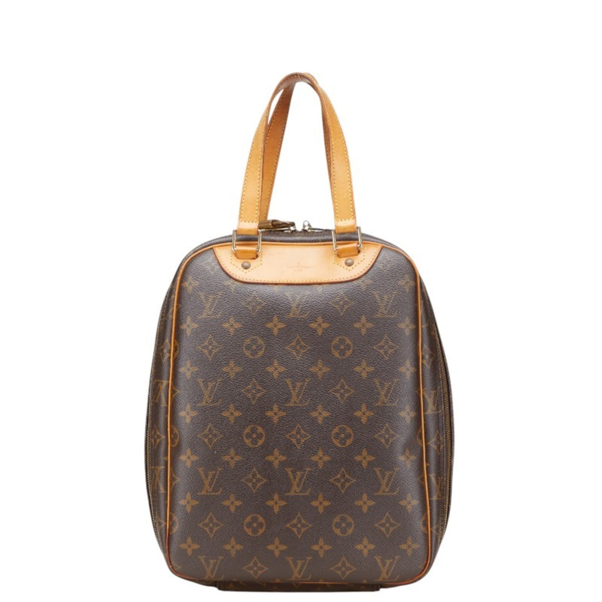 Louis Vuitton Monogram Brown Pvc Leather Handbag (Pre-Owned)