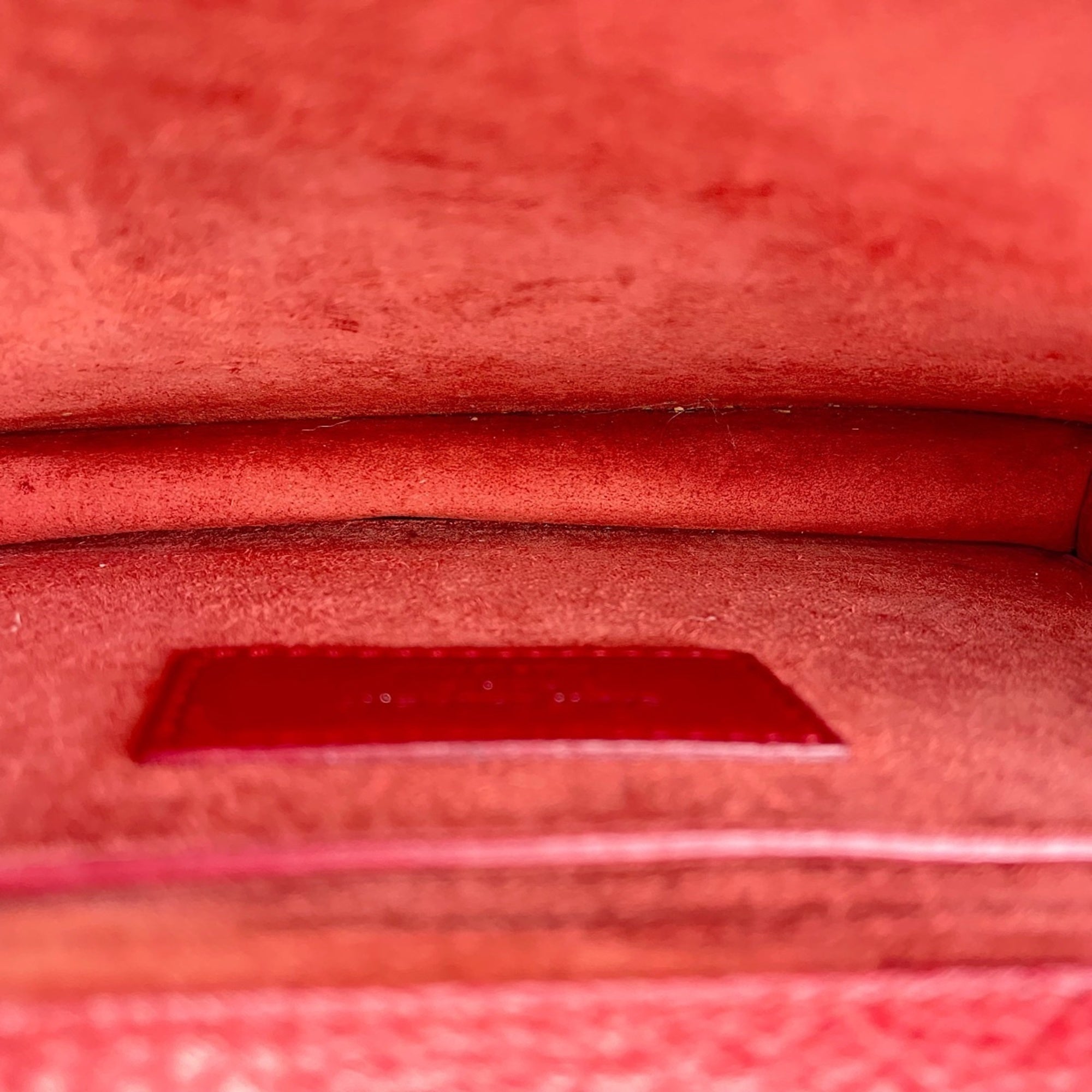 Yves Saint Laurent Red Color Wine Shoulder Bag (Pre-Owned)