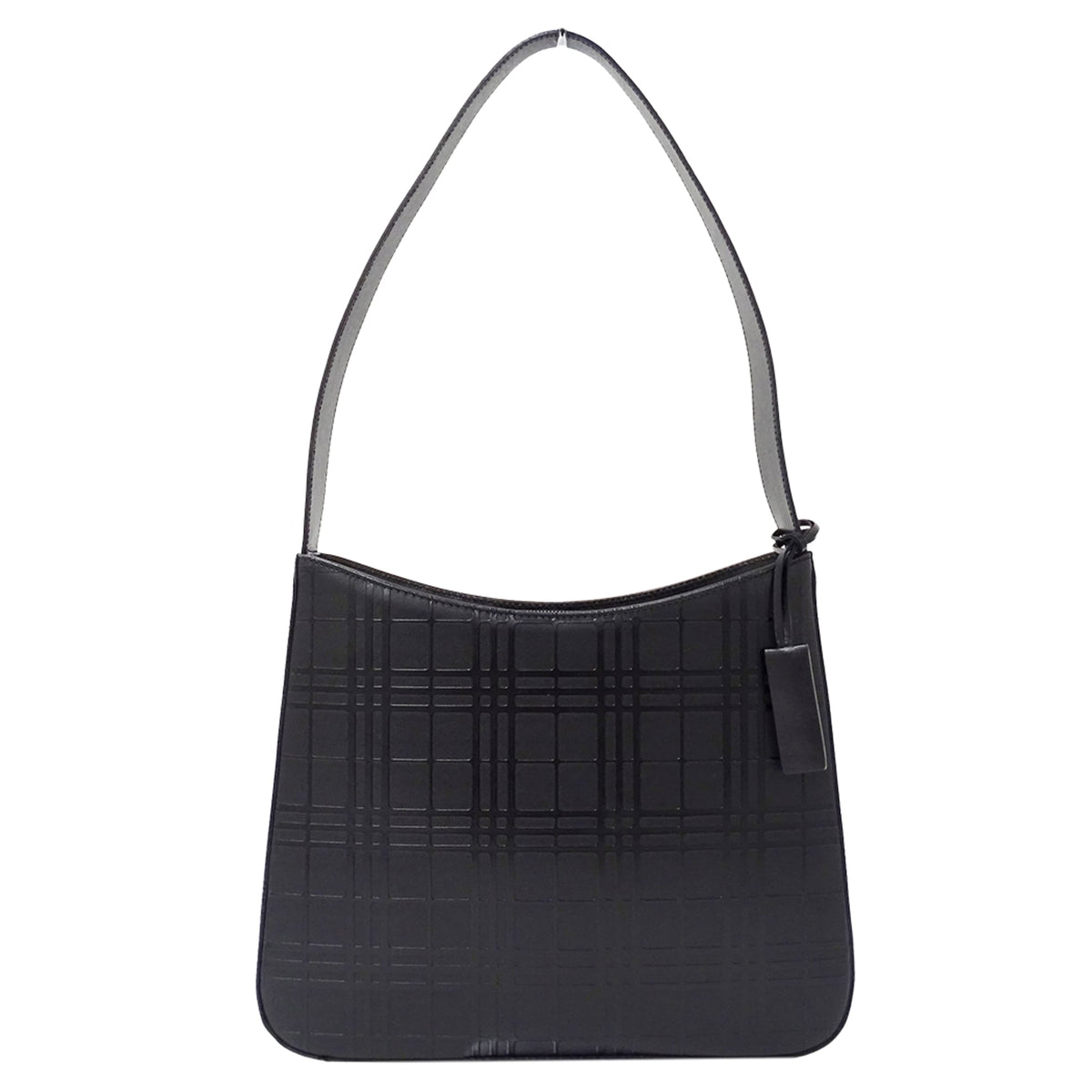 Burberry Black Leather Shoulder Bag (Pre-Owned)