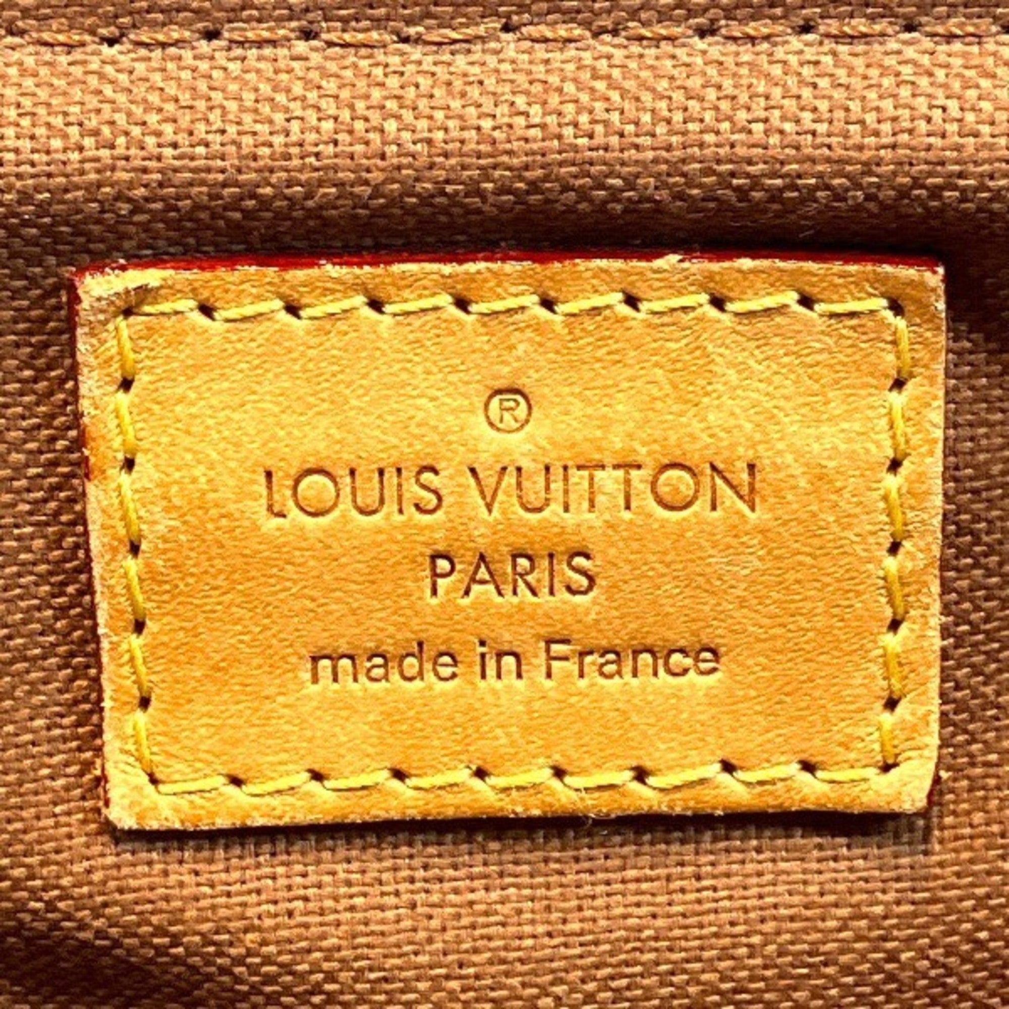 Louis Vuitton Brown Monogram Handbag Shoulder Bag (Pre-Owned)