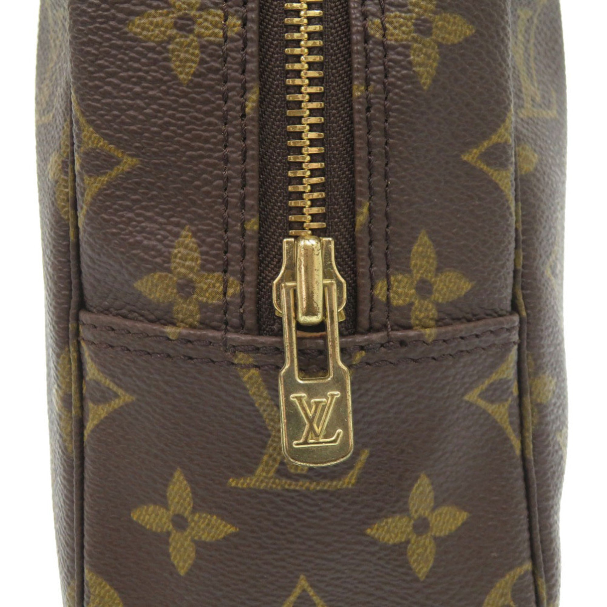 Louis Vuitton Brown Monogram Clutch Bag (Pre-Owned)