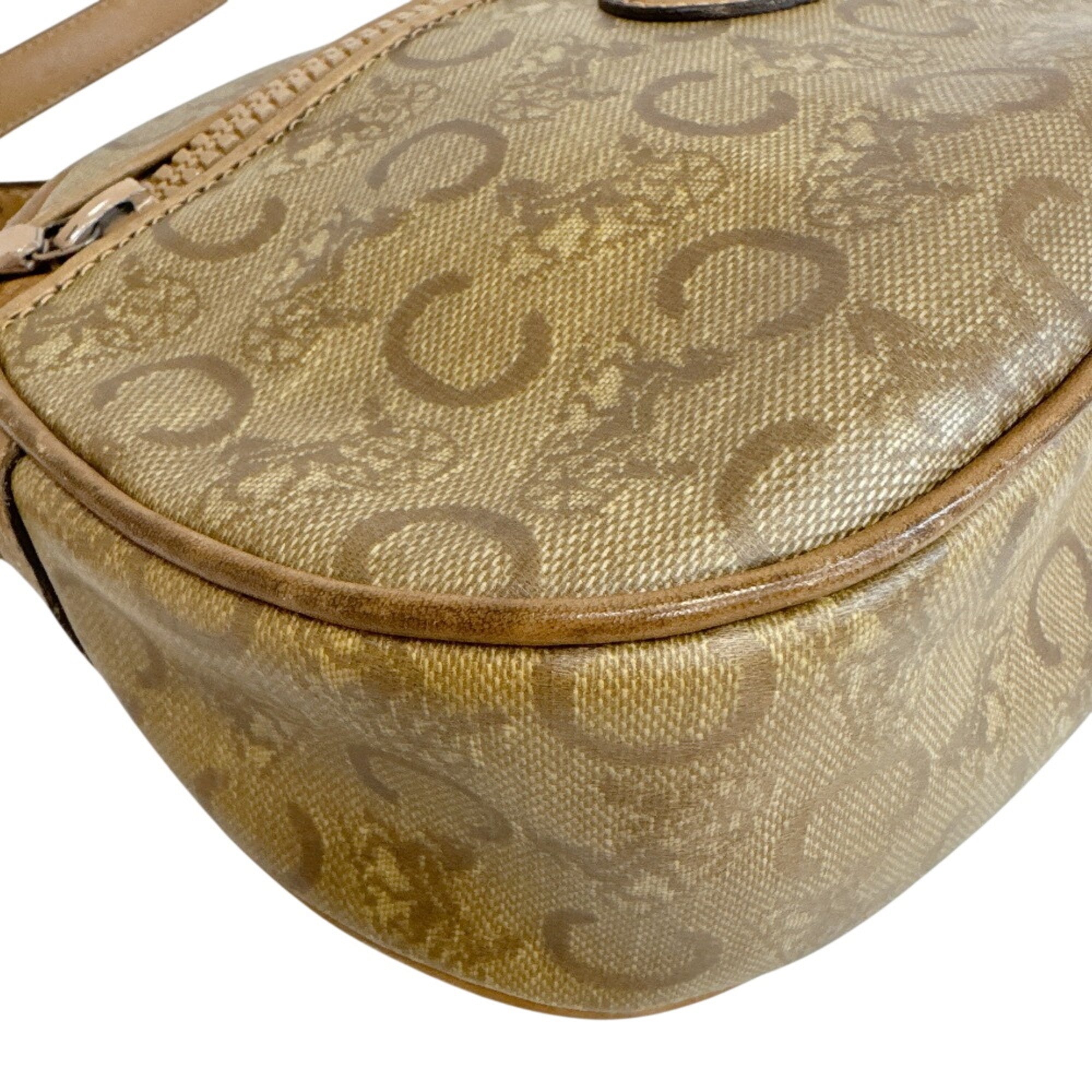 Celine Brown Pvc Leather Pochette Shoulder Bag (Pre-Owned)