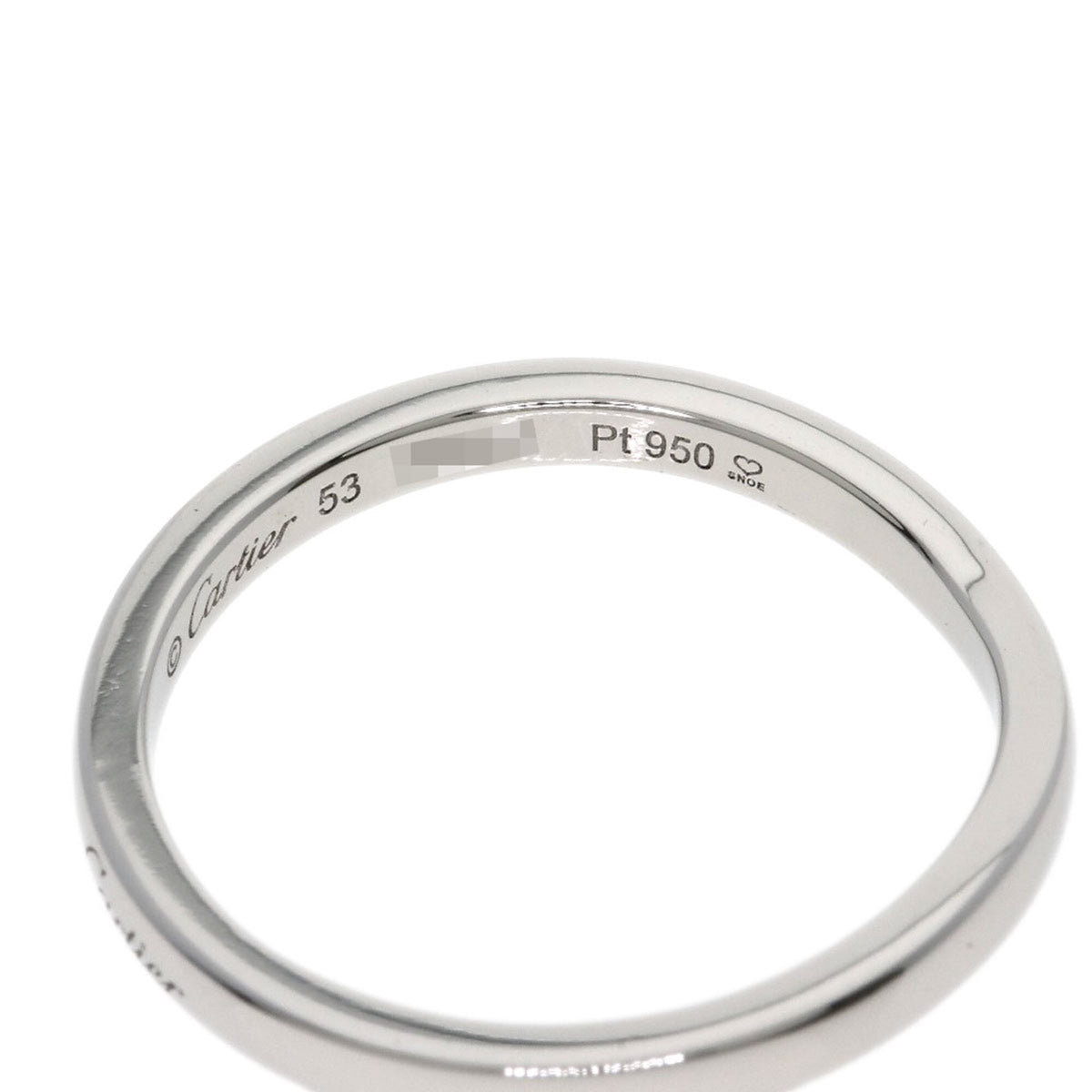 Cartier Platinum 950 Band Ring (Pre-Owned)