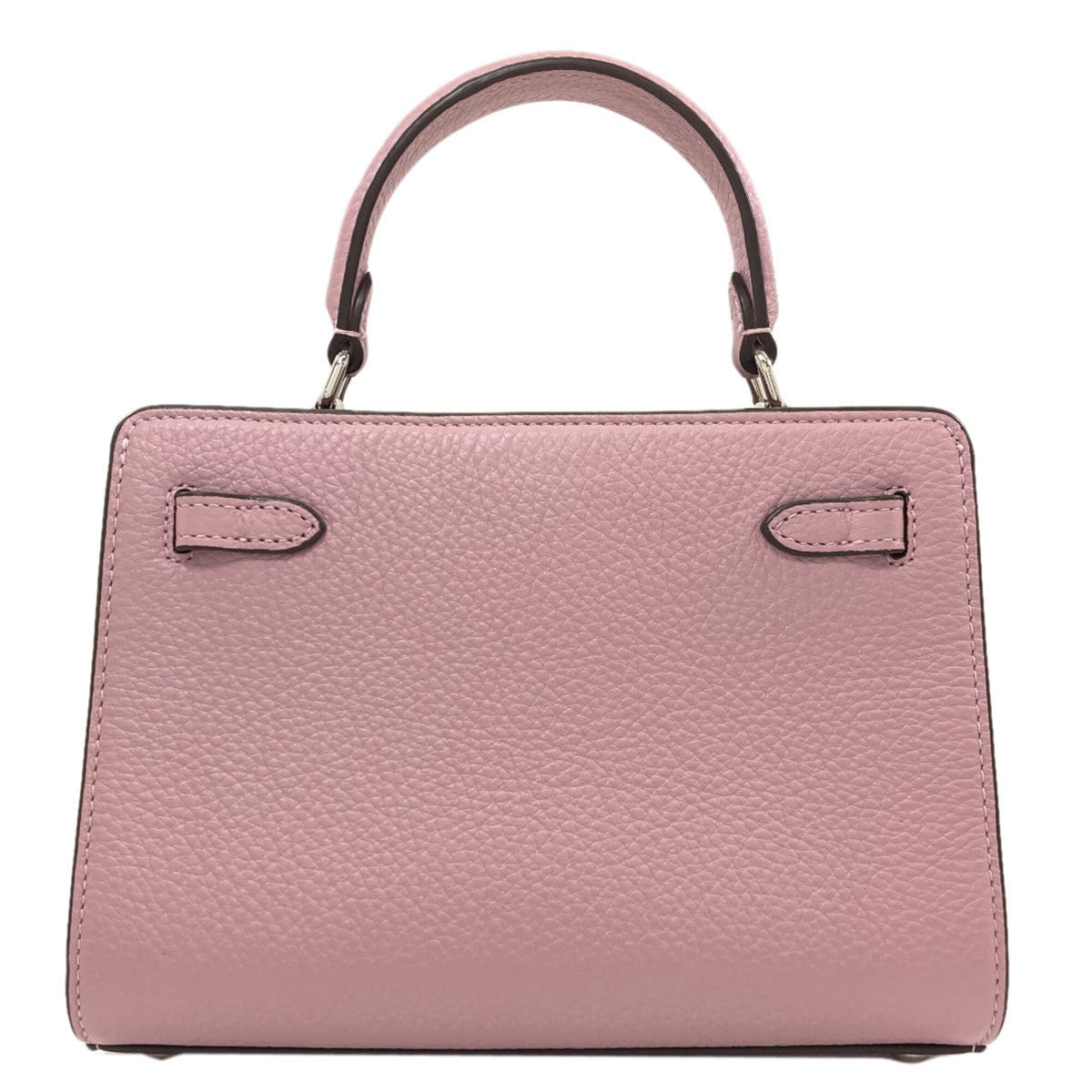 Coach Signature Brown Pink Signature Line Handbag (Pre-Owned)